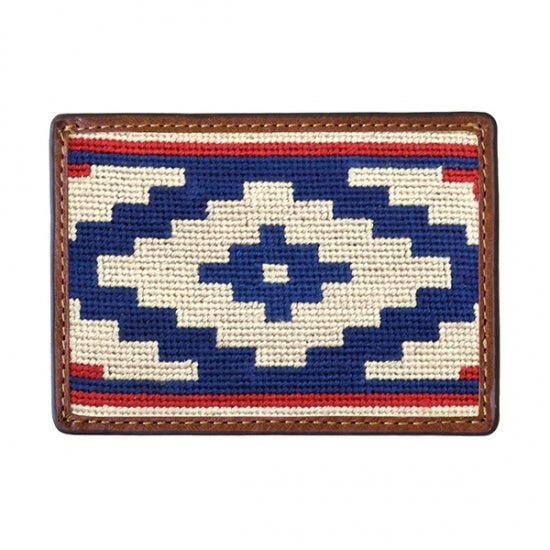 Gaucho Rojo Needlepoint Card Wallet