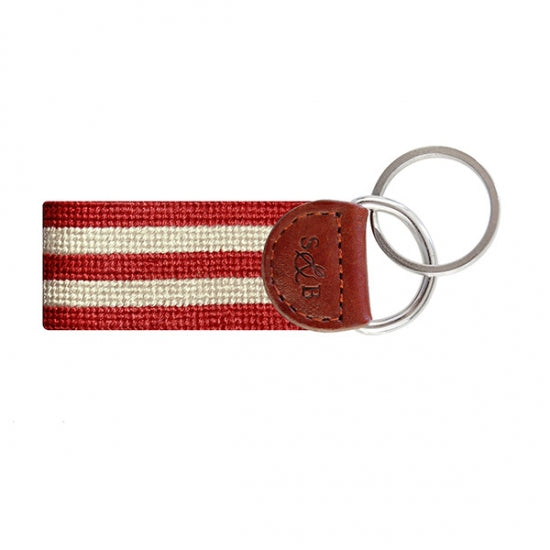 Stars and Stripes Needlepoint Key Fob