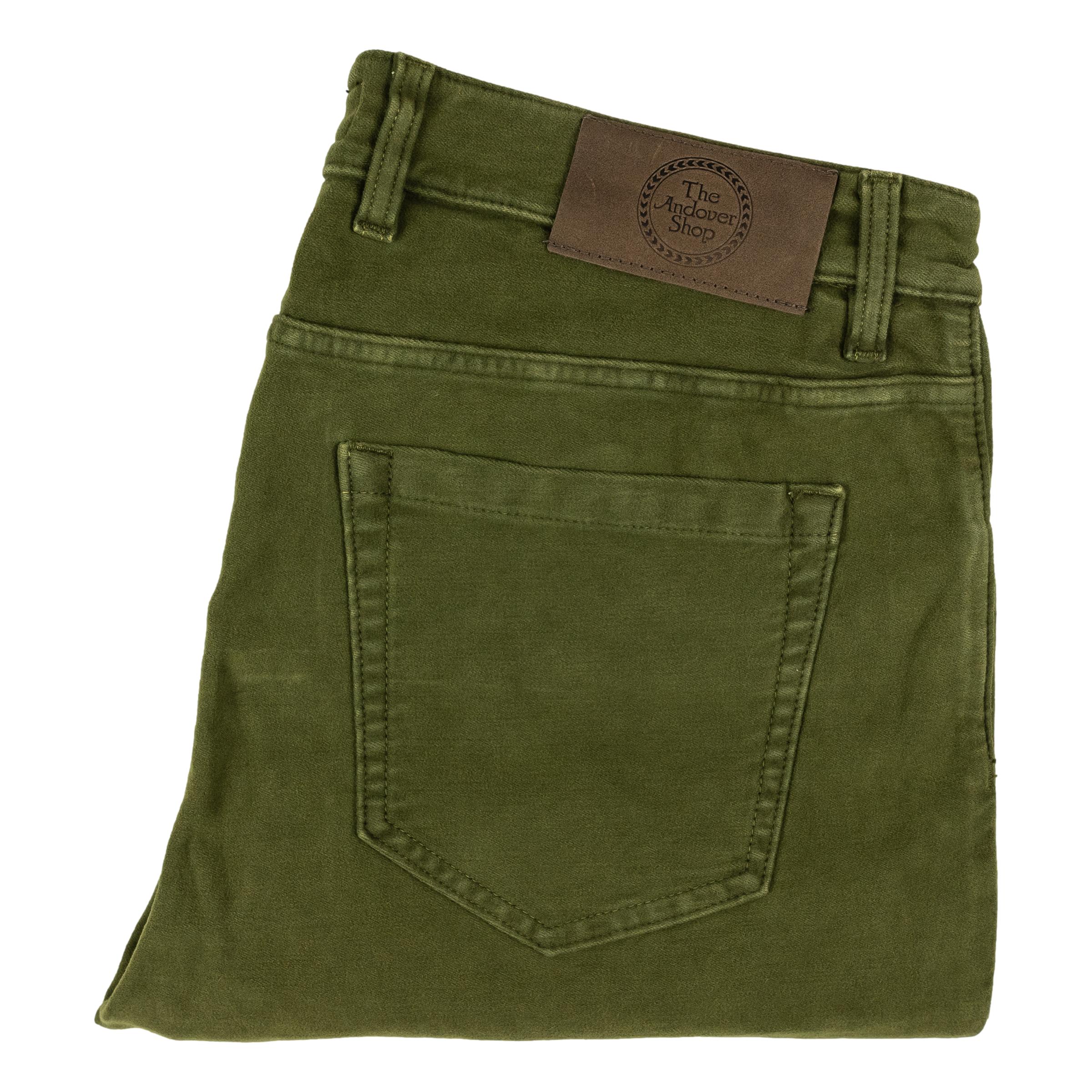 Chicago 5-Pocket Cotton Moleskin Trouser