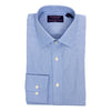 Blue End-on-End Spread Collar Dress Shirt