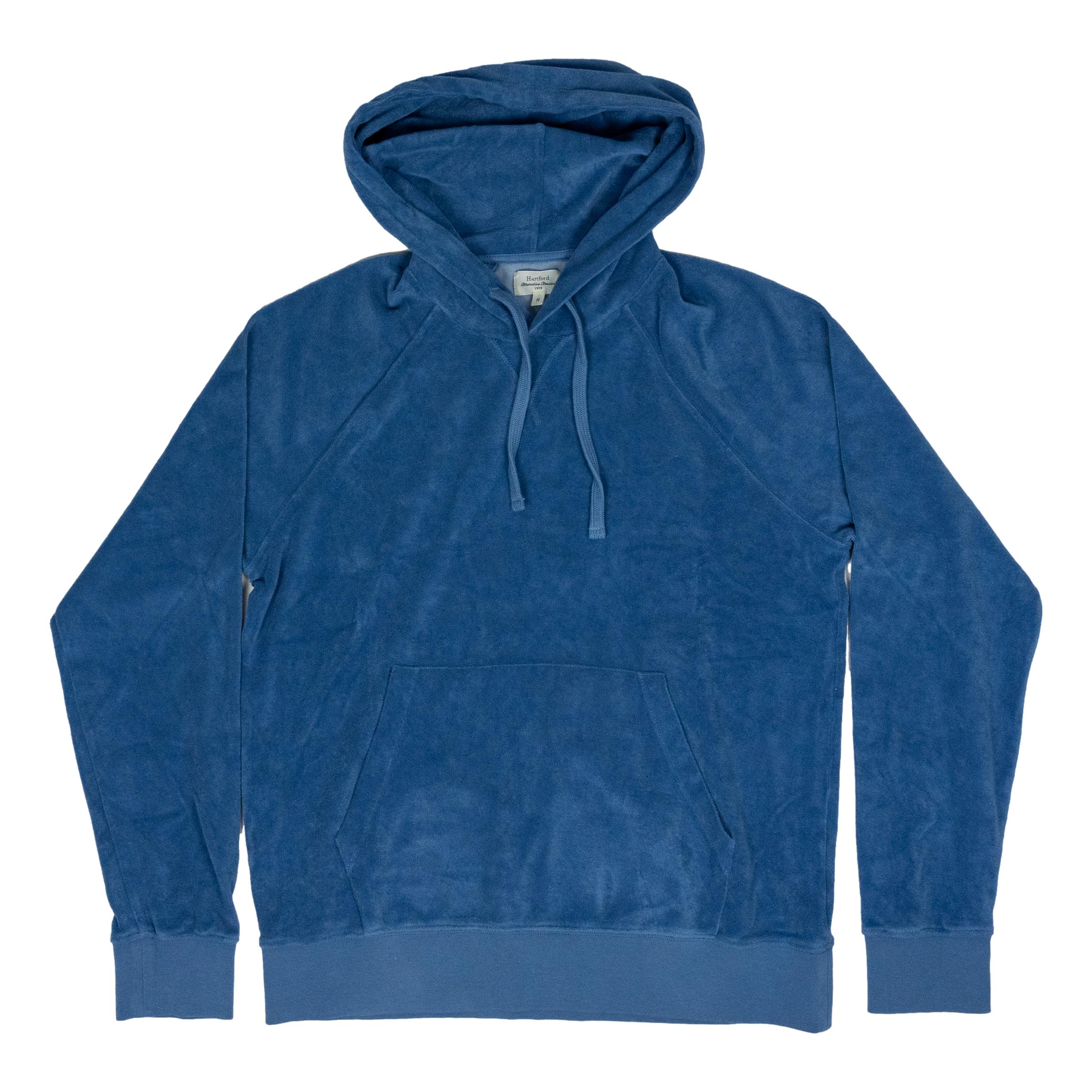 Terry Cotton Bouclette Hooded Sweatshirt