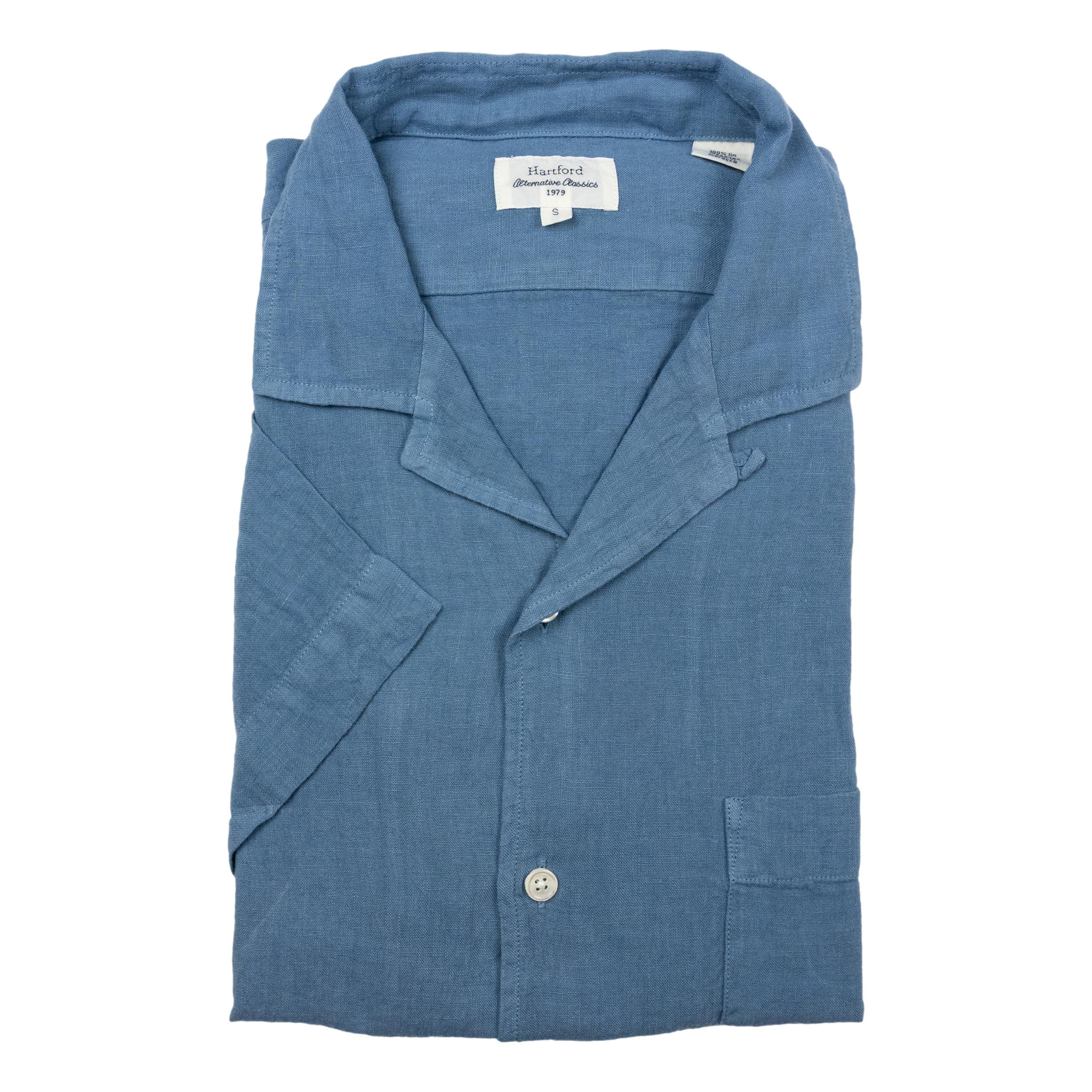 Solid Linen Palm Shirt