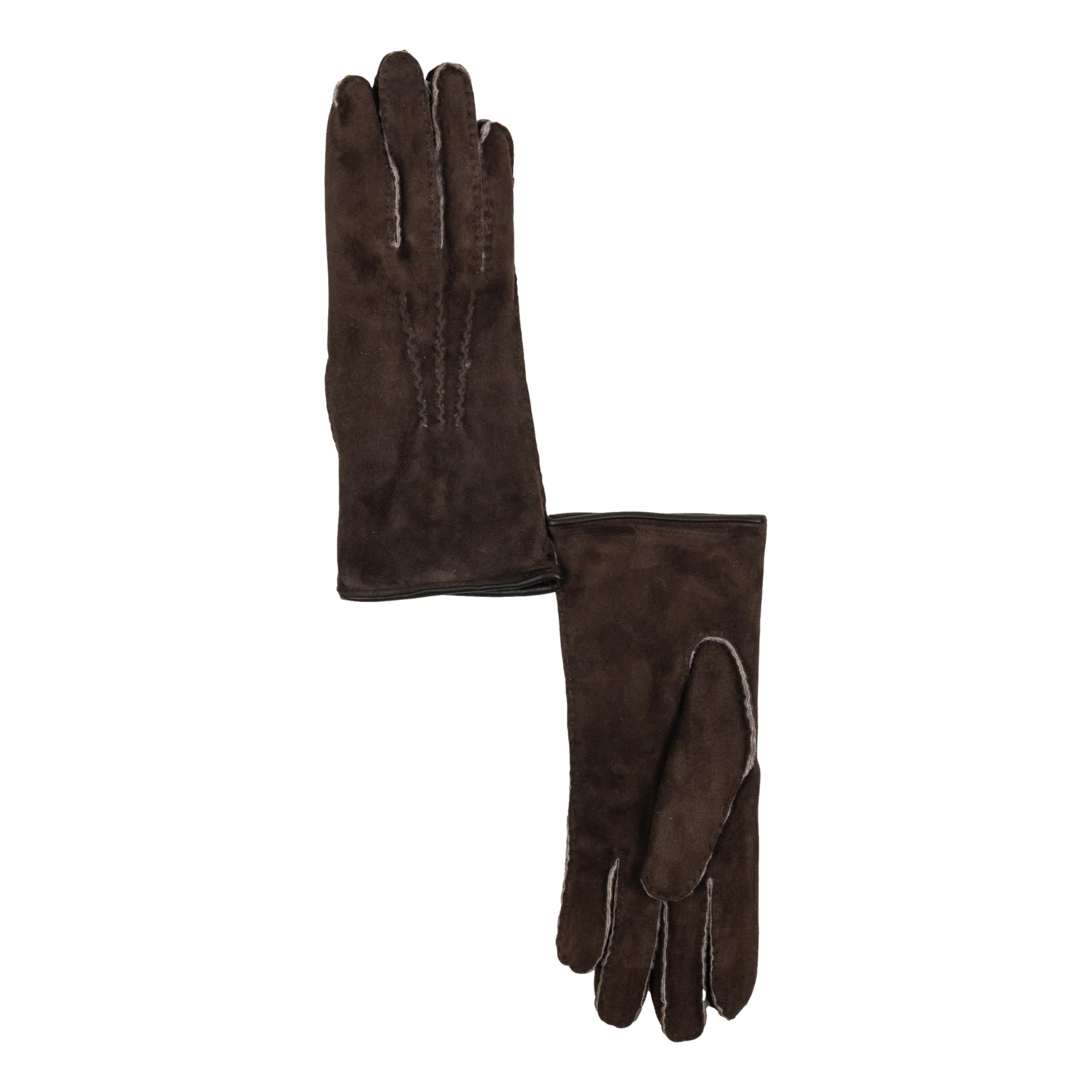 Women's Shearling Gloves with Palm Vent