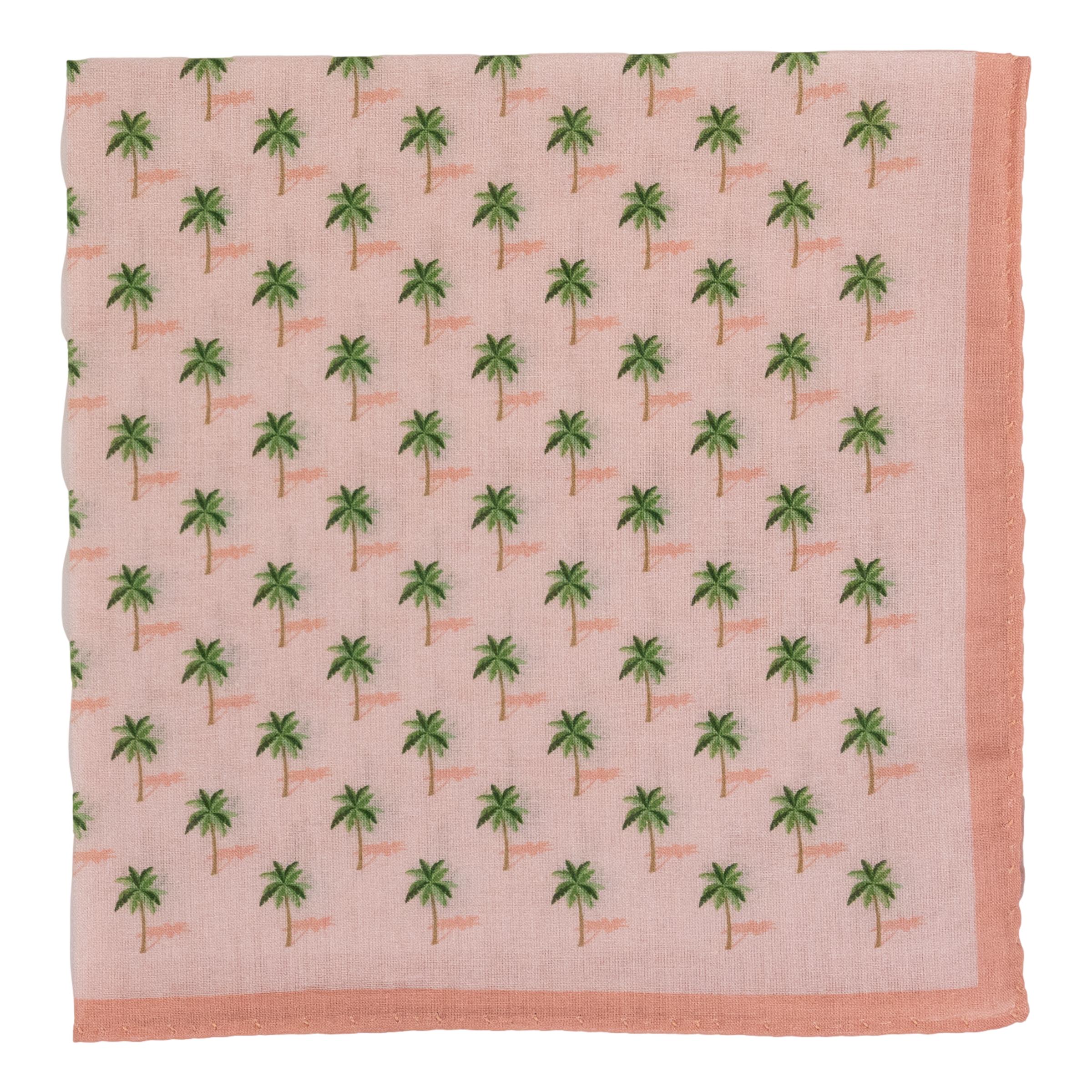 Palm Trees Fine Cotton Pocket Square