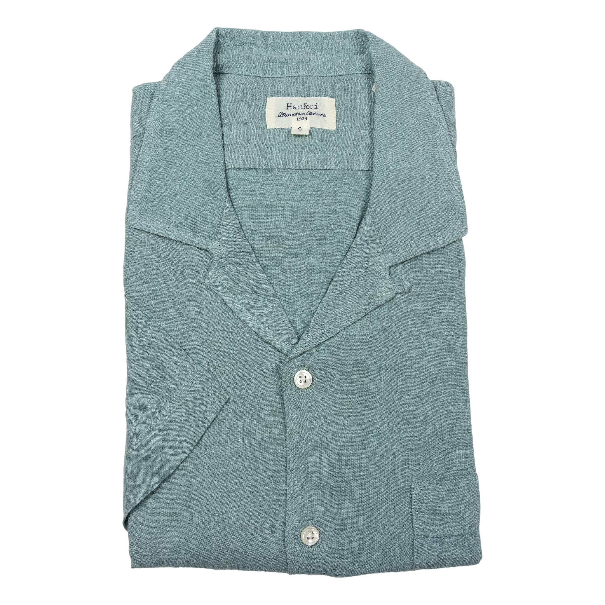 Solid Linen Palm Shirt