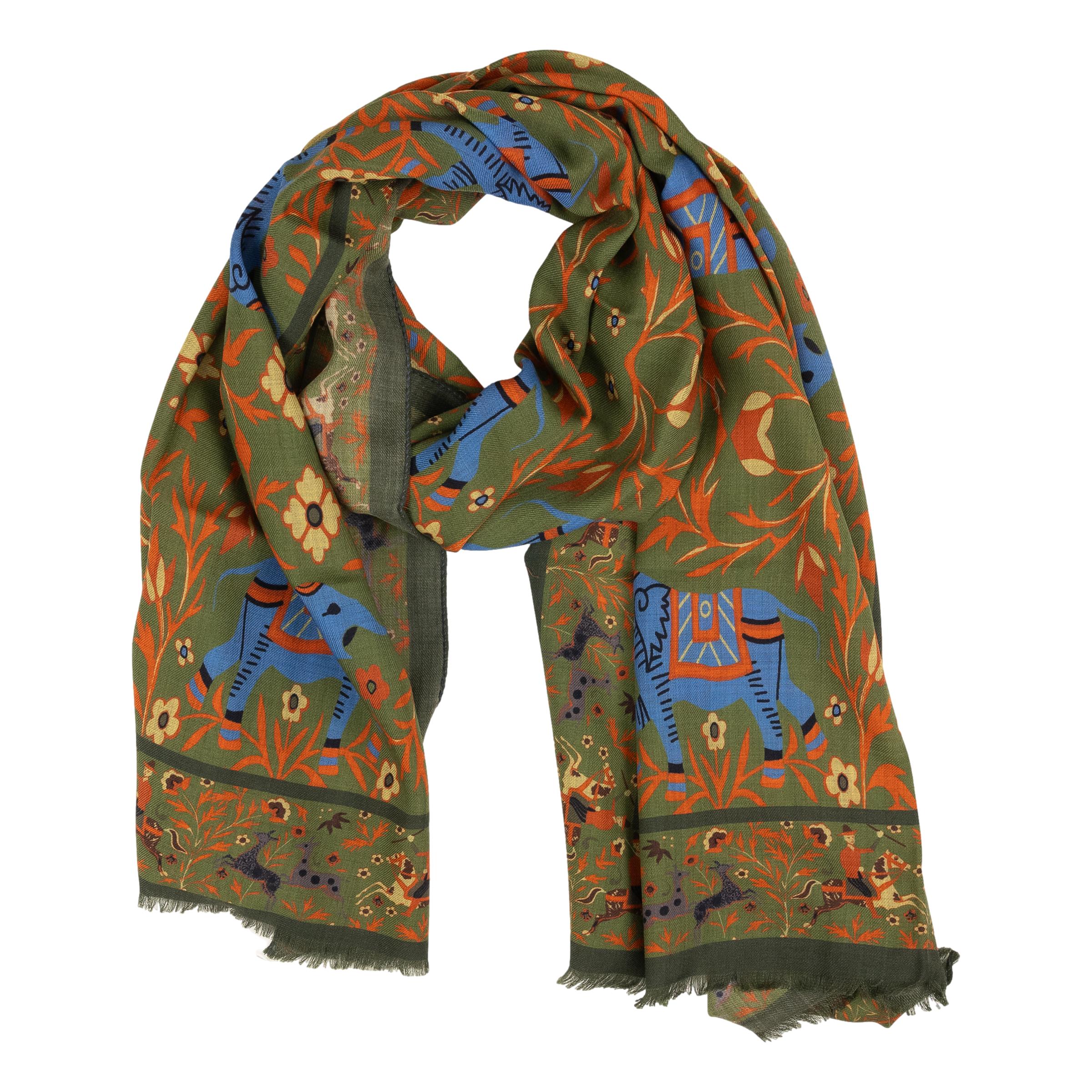 Elephant Wool Scarf