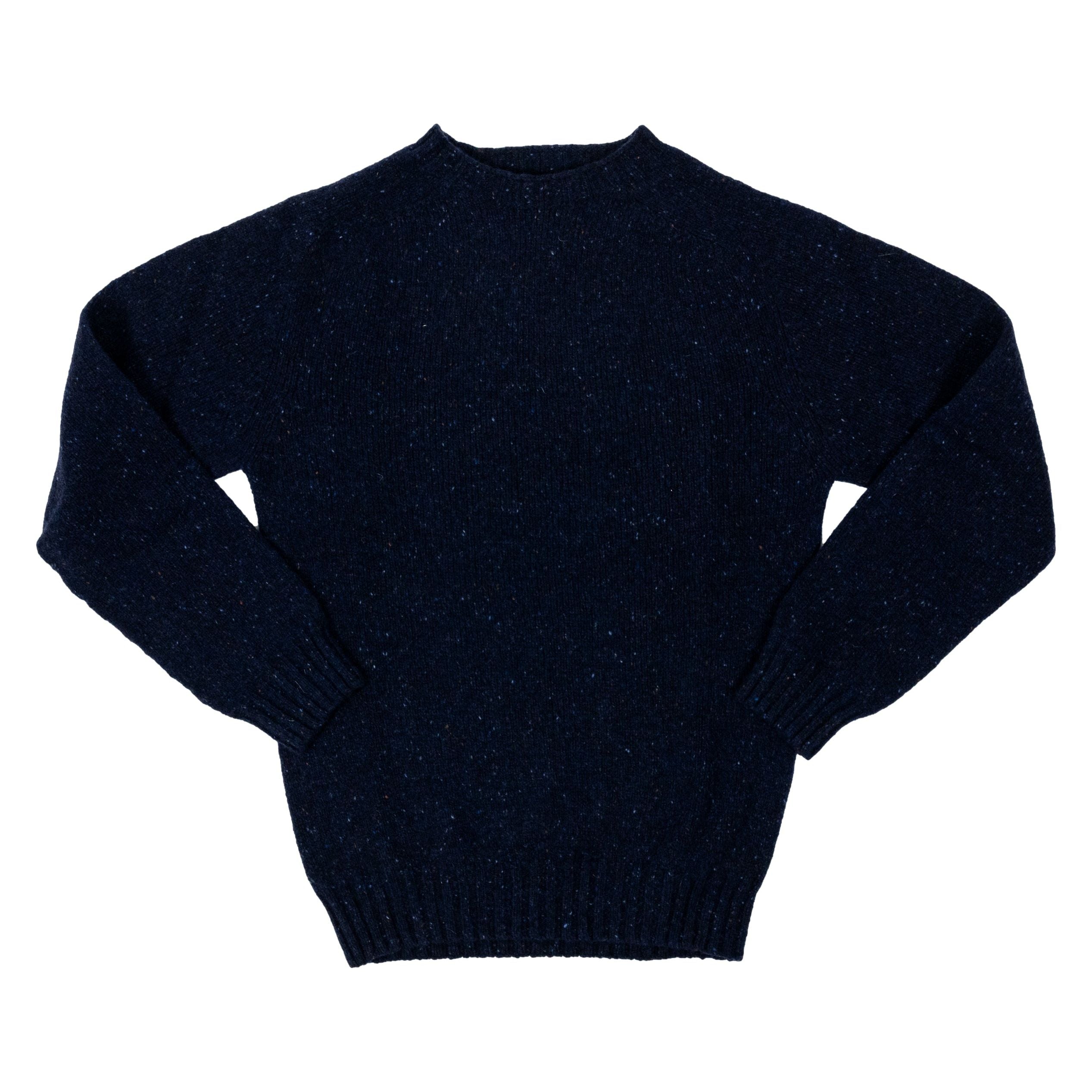 100% Wool Donegal Crew Neck Sweater