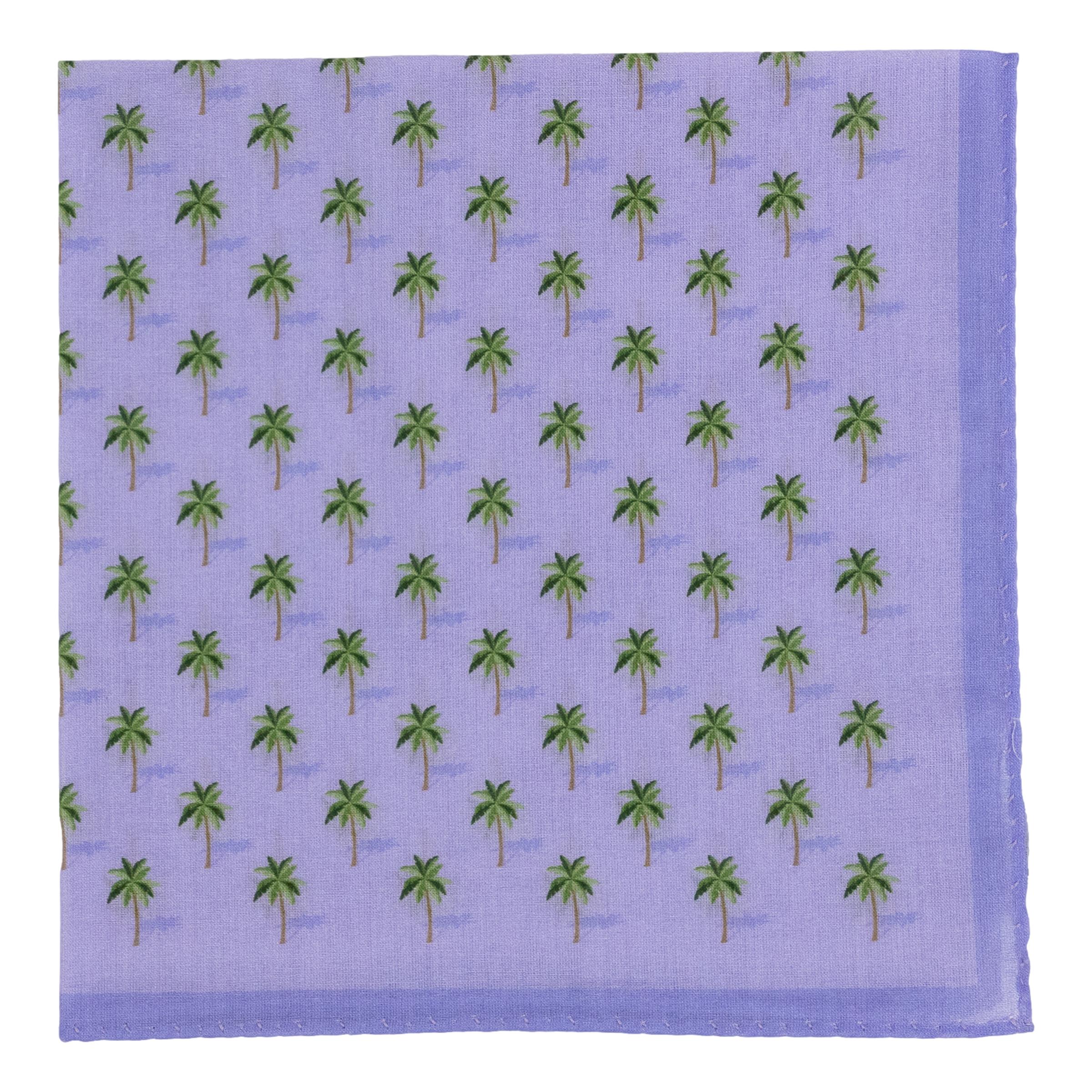 Palm Trees Fine Cotton Pocket Square