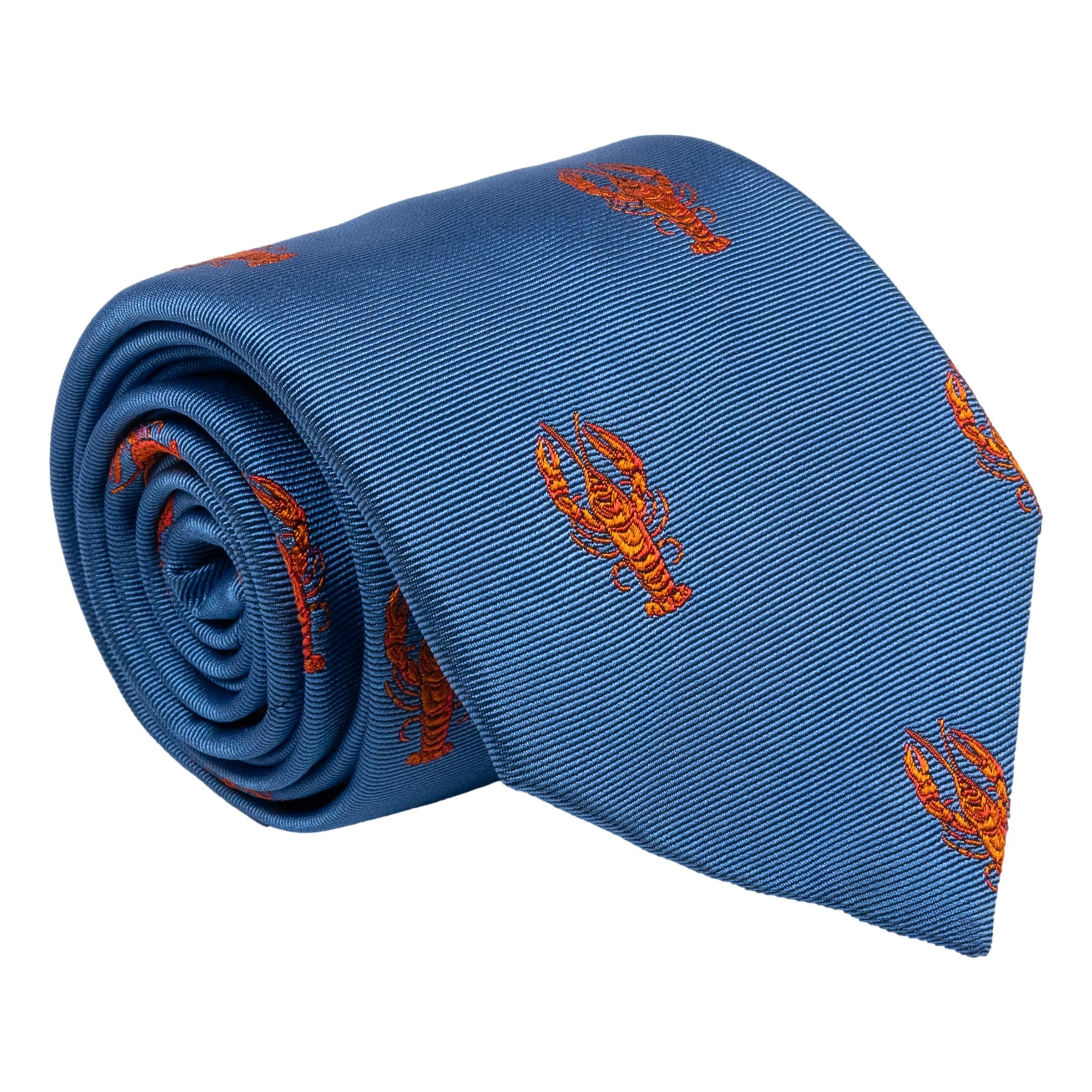 Lobster Silk Woven Tie