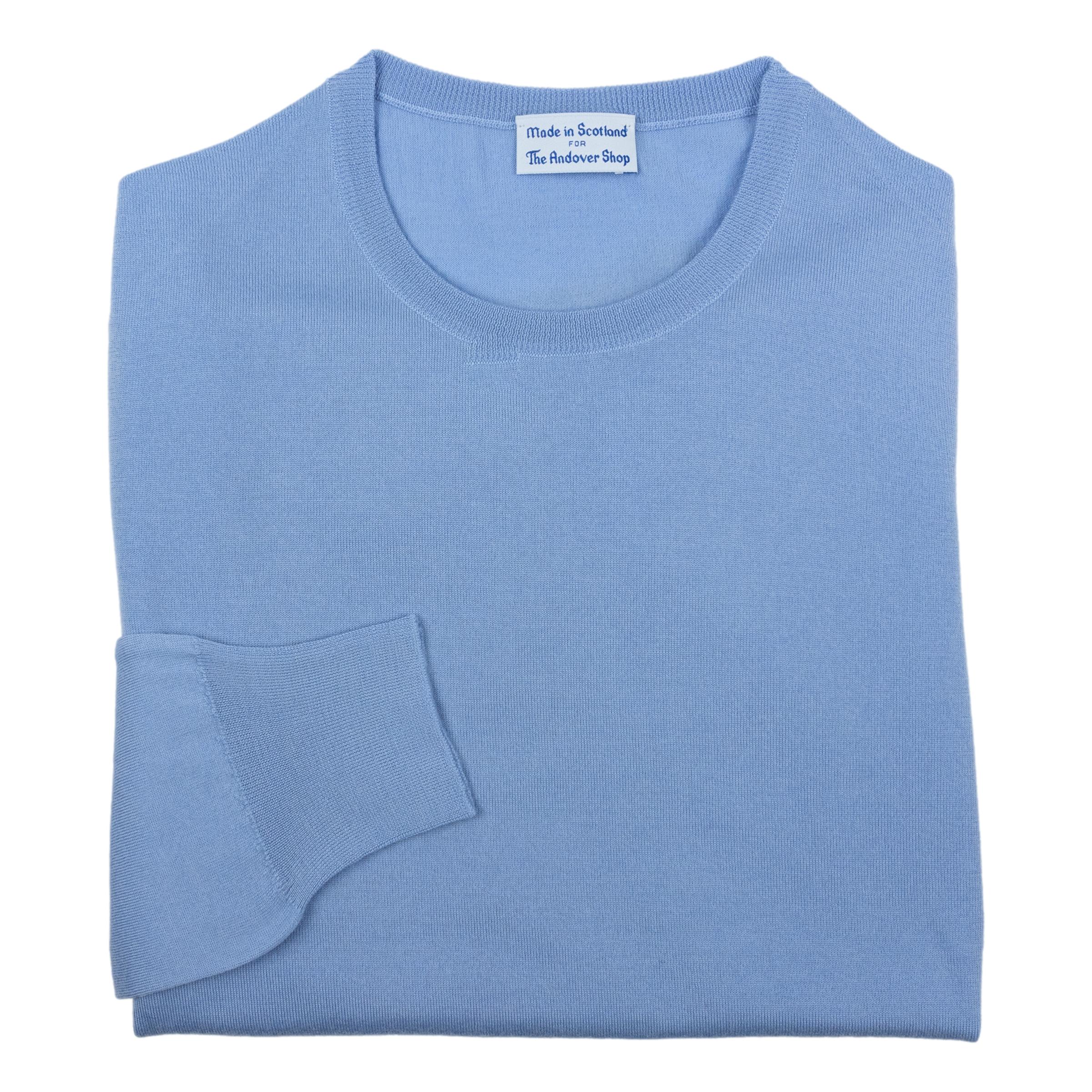 Superfine Merino Wool Crew Neck Sweater