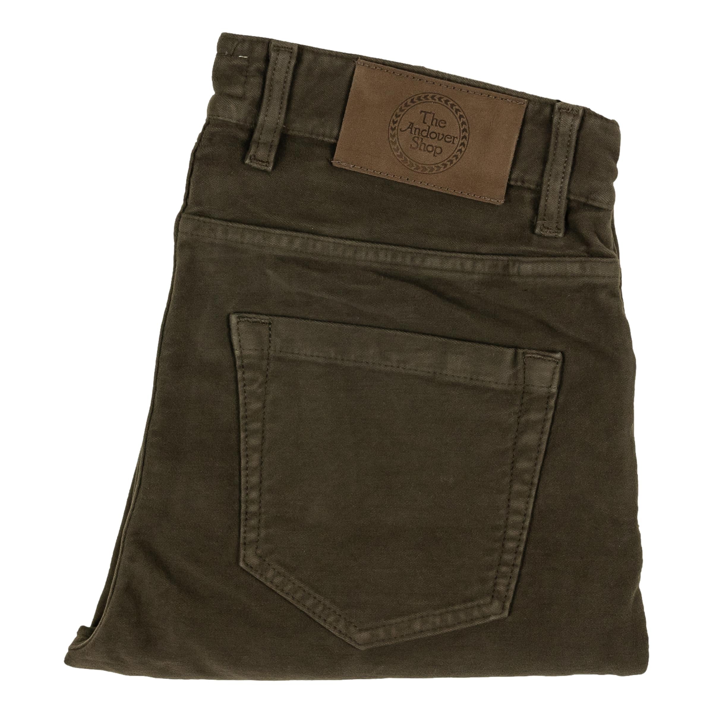 Chicago 5-Pocket Cotton Moleskin Trouser