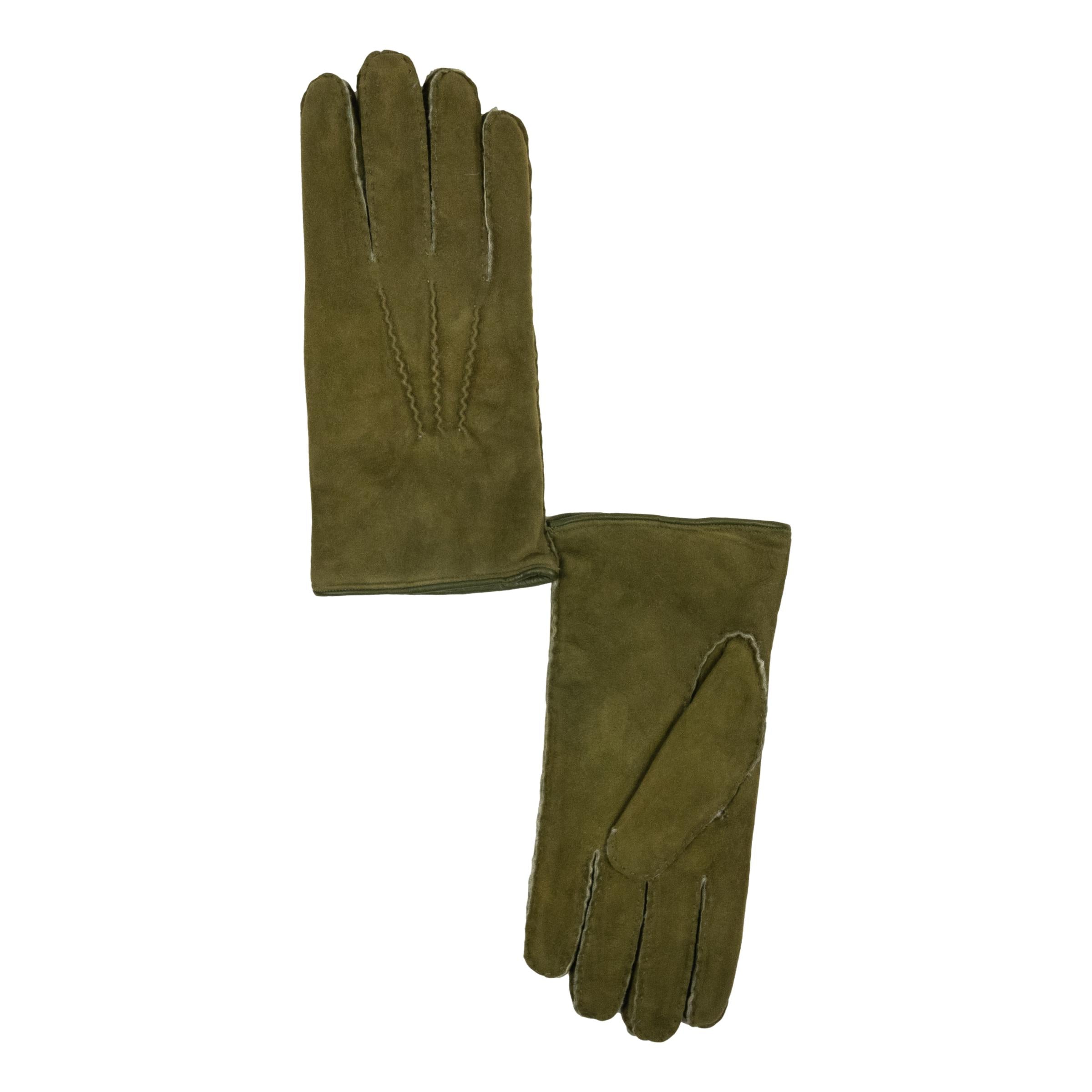 Men's Shearling Gloves with Palm Vent