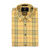 Maize Plaid Viyella Sport Shirt