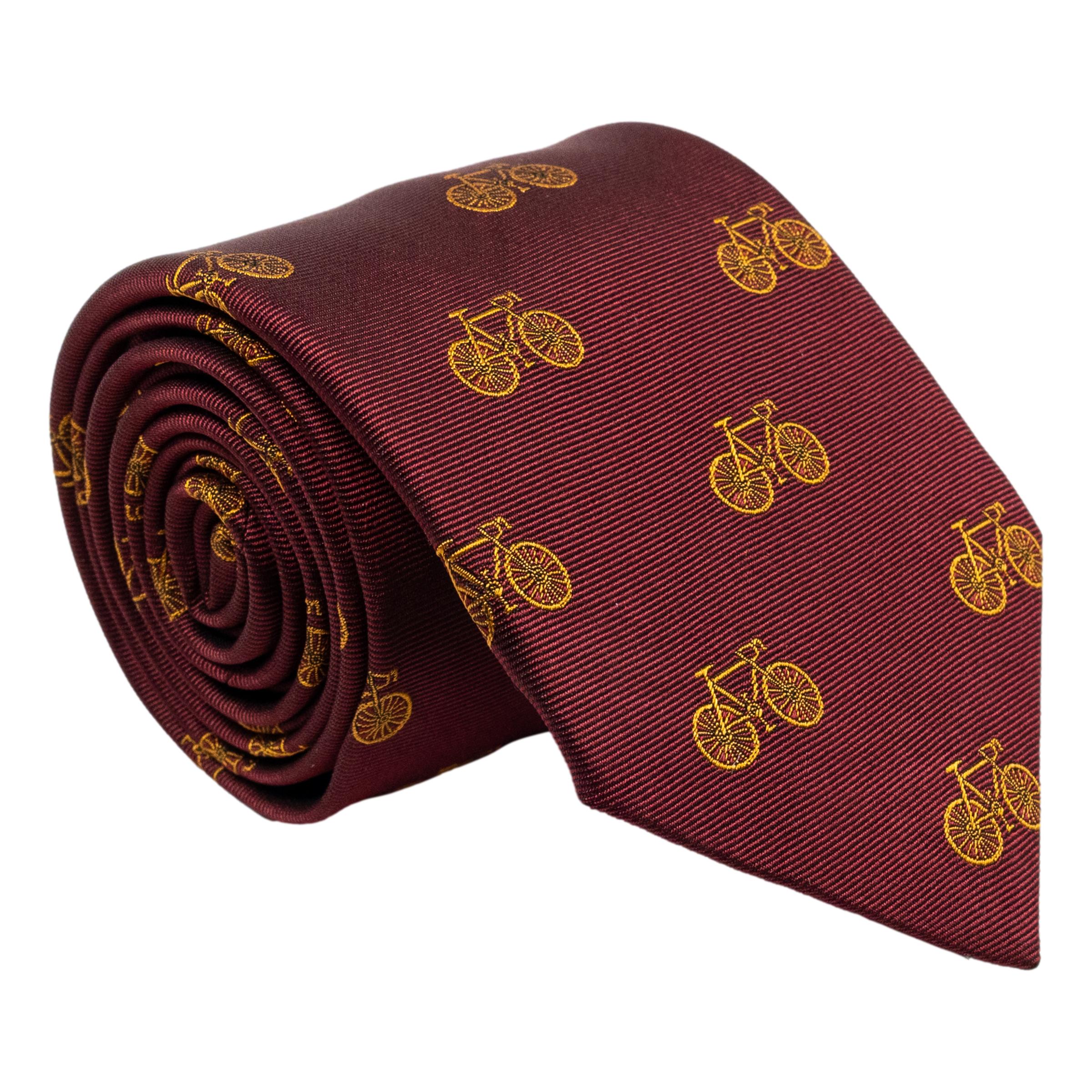 City Bicycle Silk Tie