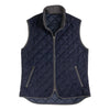 Navy Barberis Flannel Waterville Vest