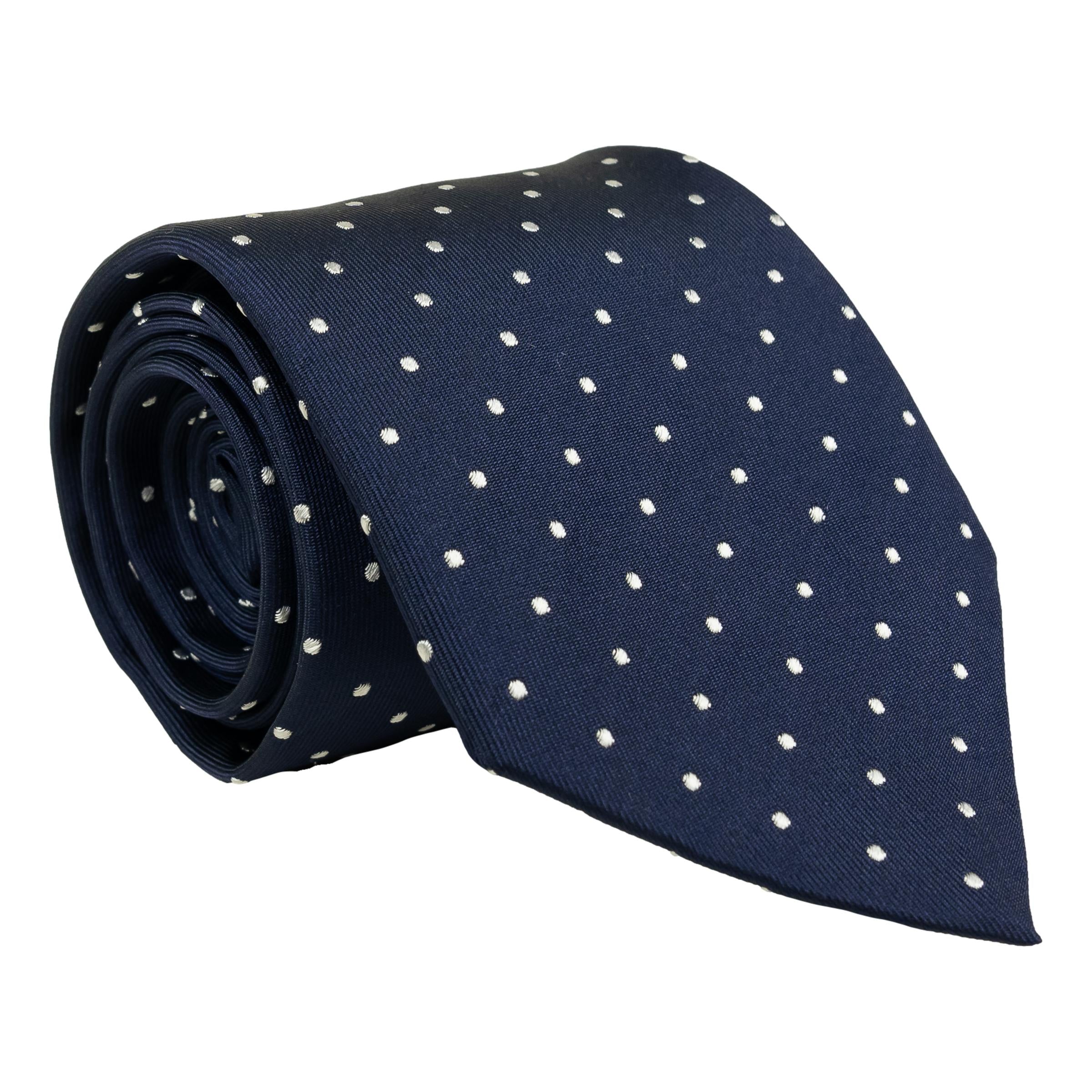 Close Dot Woven Silk Tie