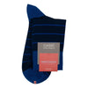 Pima Cotton Micro Stripes Over-the-Calf Dress Socks