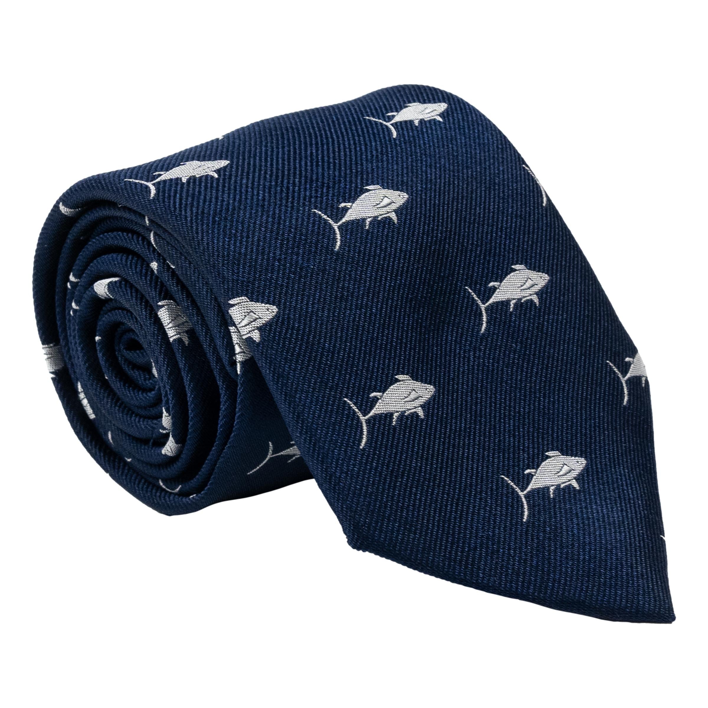 Tuna Fish Silk Tie