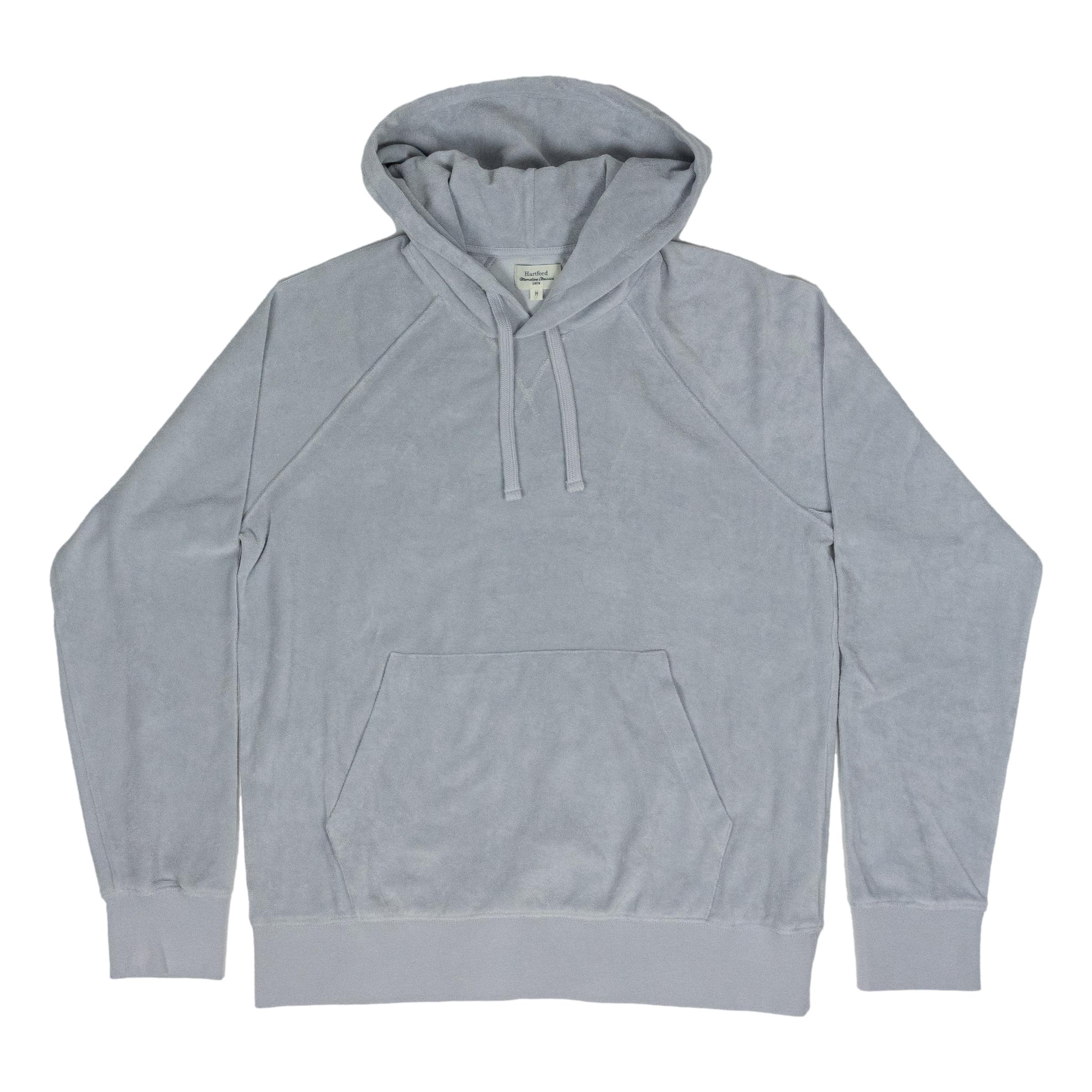 Terry Cotton Bouclette Hooded Sweatshirt