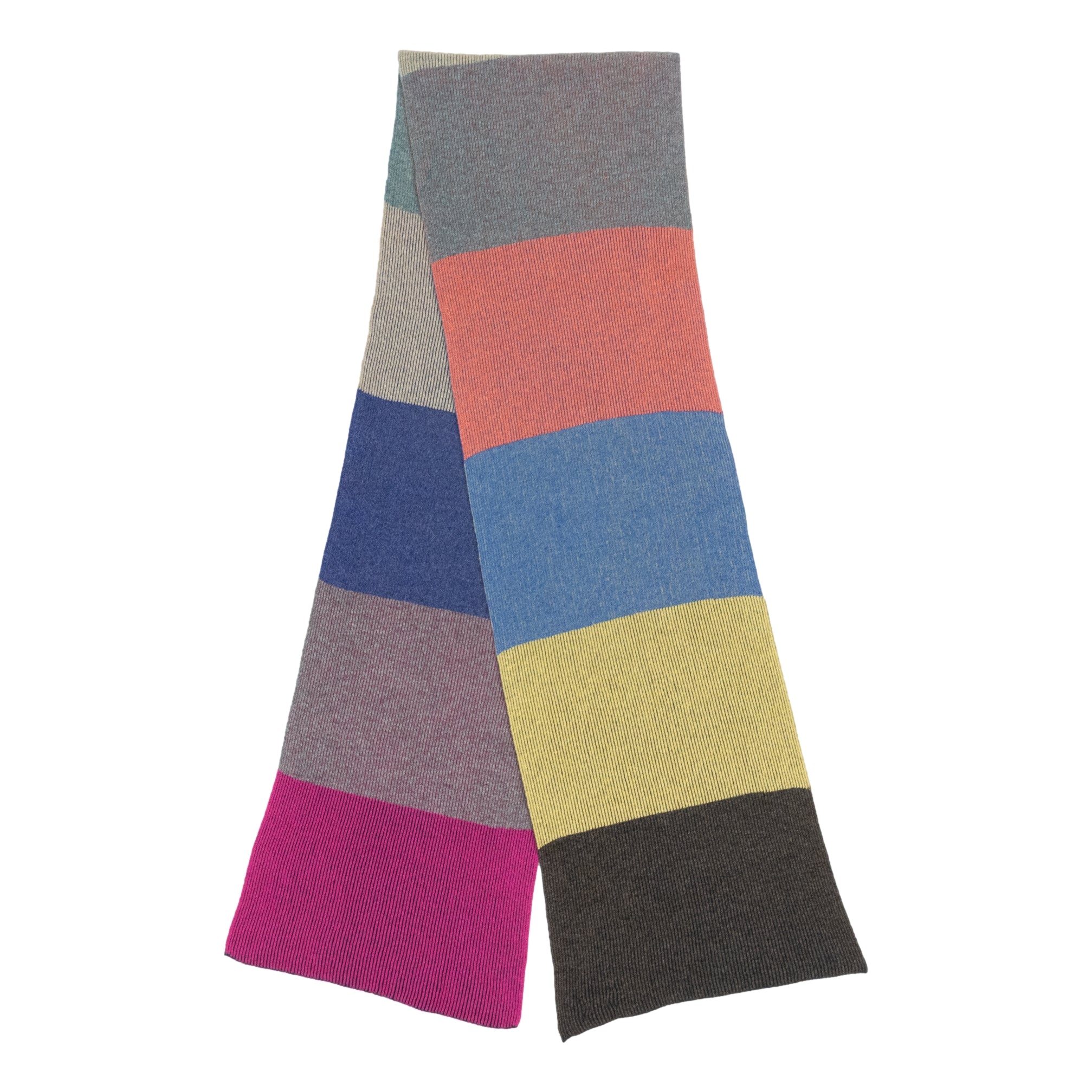 Pure Cashmere Colorblock Scarf