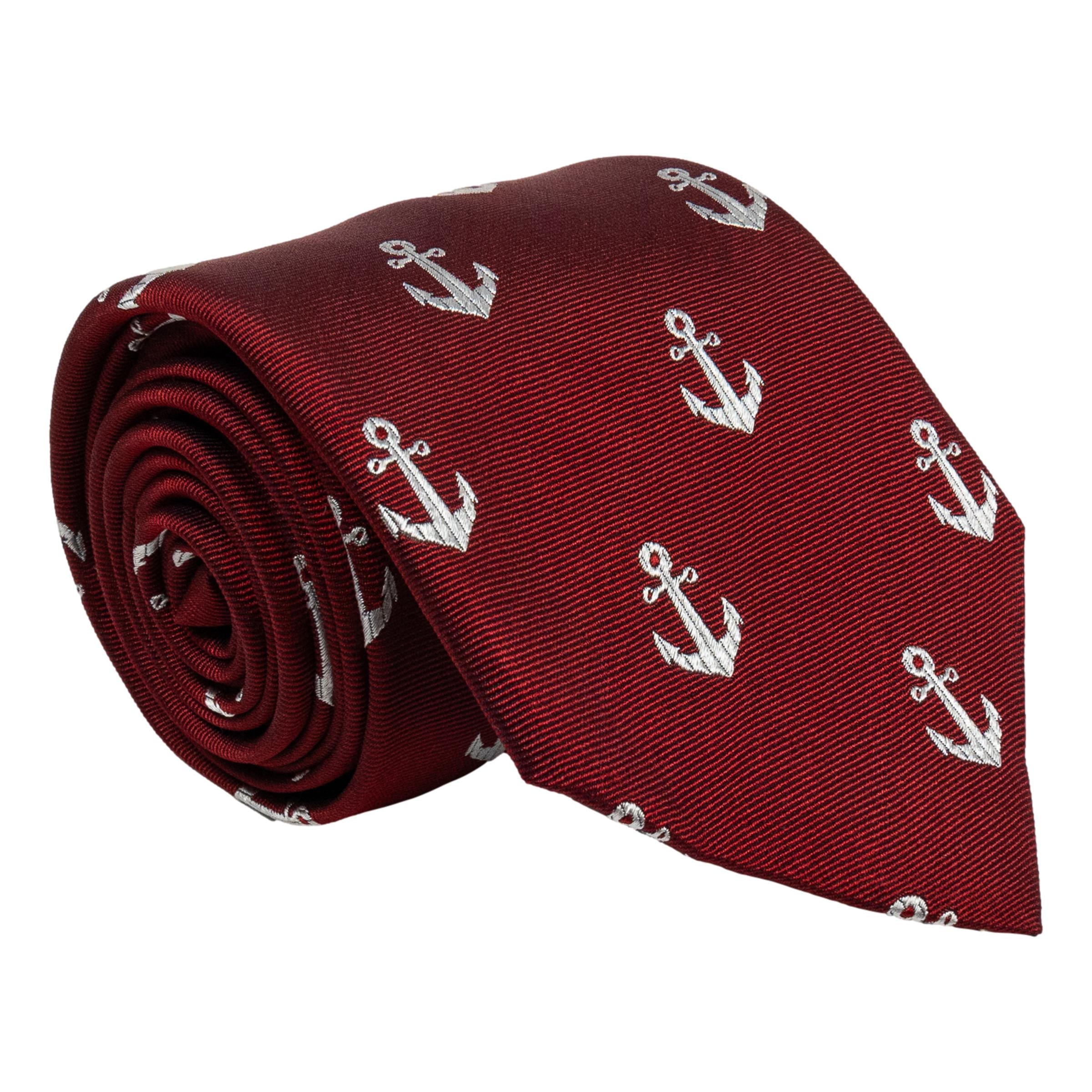 Anchor Silk Tie