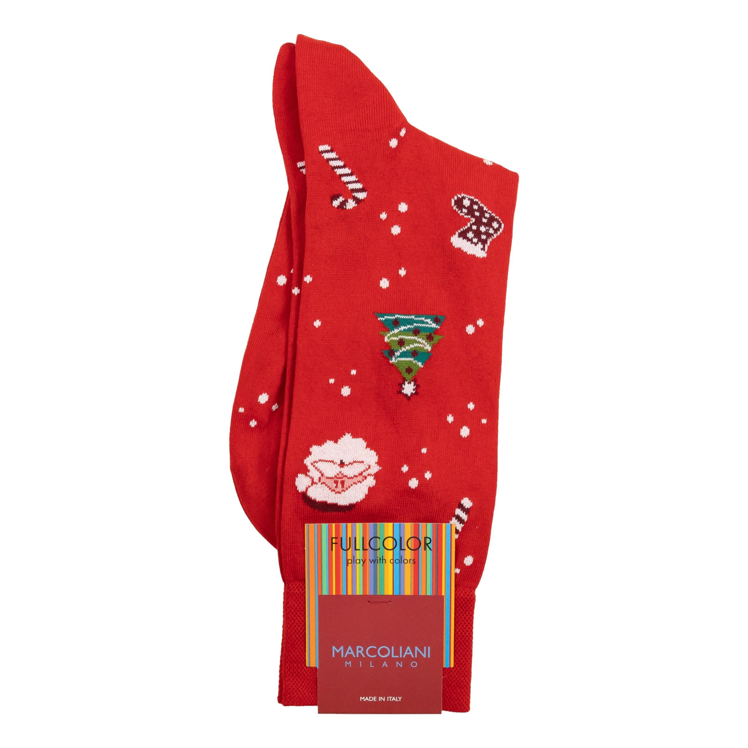 Santa Claus Pima Cotton Dress Sock