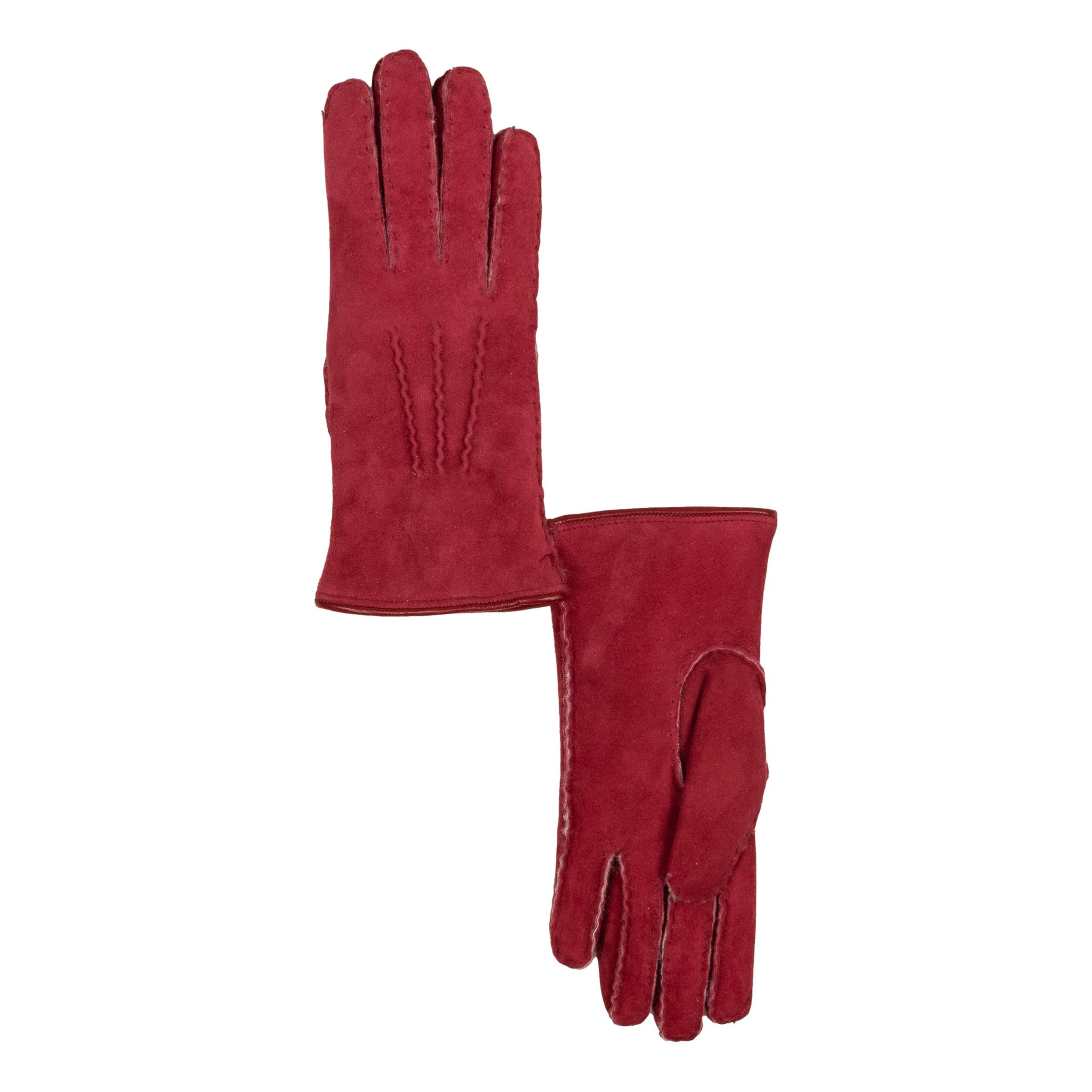 Men's Shearling Gloves with Palm Vent