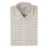 Red, Green, and Blue Tattersall Spread Collar Sport Shirt