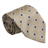 Rock with Navy Diamond Motif Silk Tie