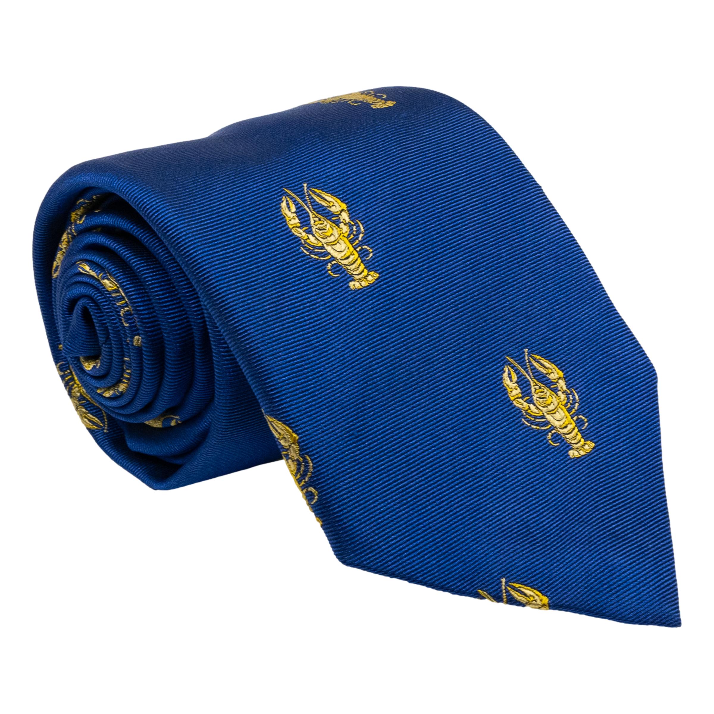 Lobster Silk Woven Tie