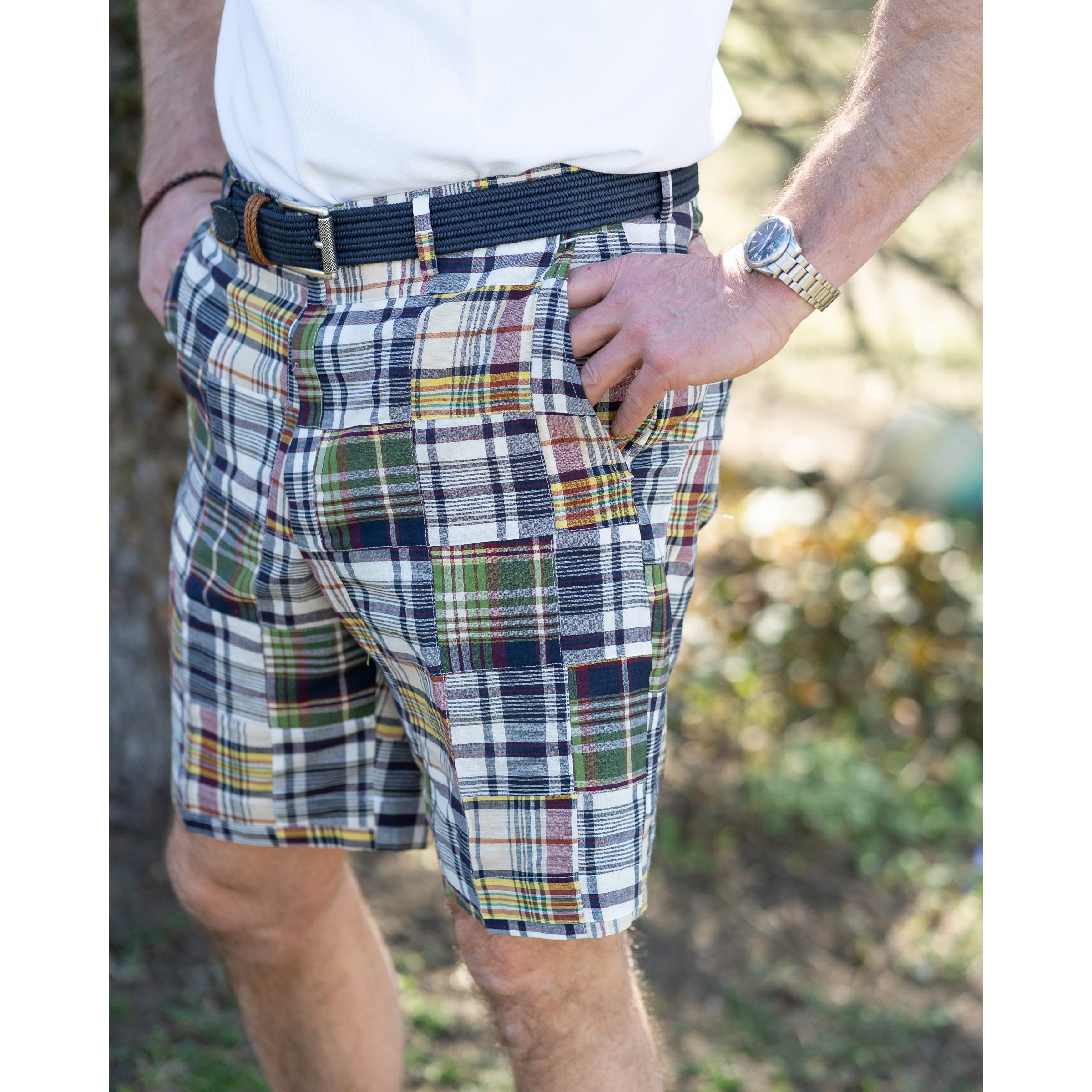 100% Cotton Madras Shorts