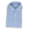 Light Blue with White Pinstripes Spread Collar Dress Shirt