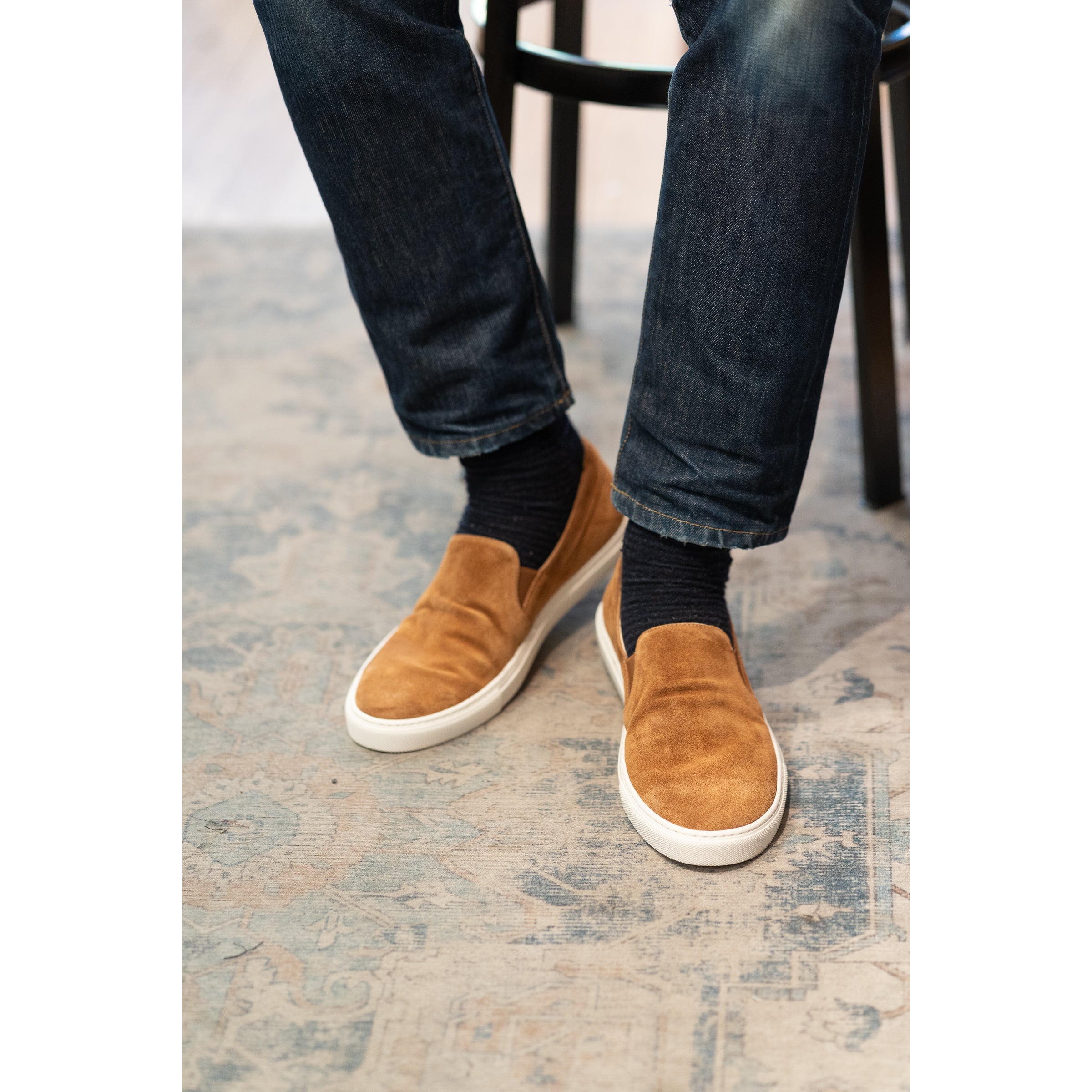 Italian Suede Slip-on Shoes