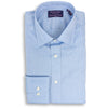 Blue Chambray Spread Collar Dress Shirt