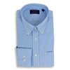 Blue Seersucker Check Sport Shirt