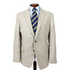 Shoreline Beige and Sky Blue Lambswool and Angora Sport Coat