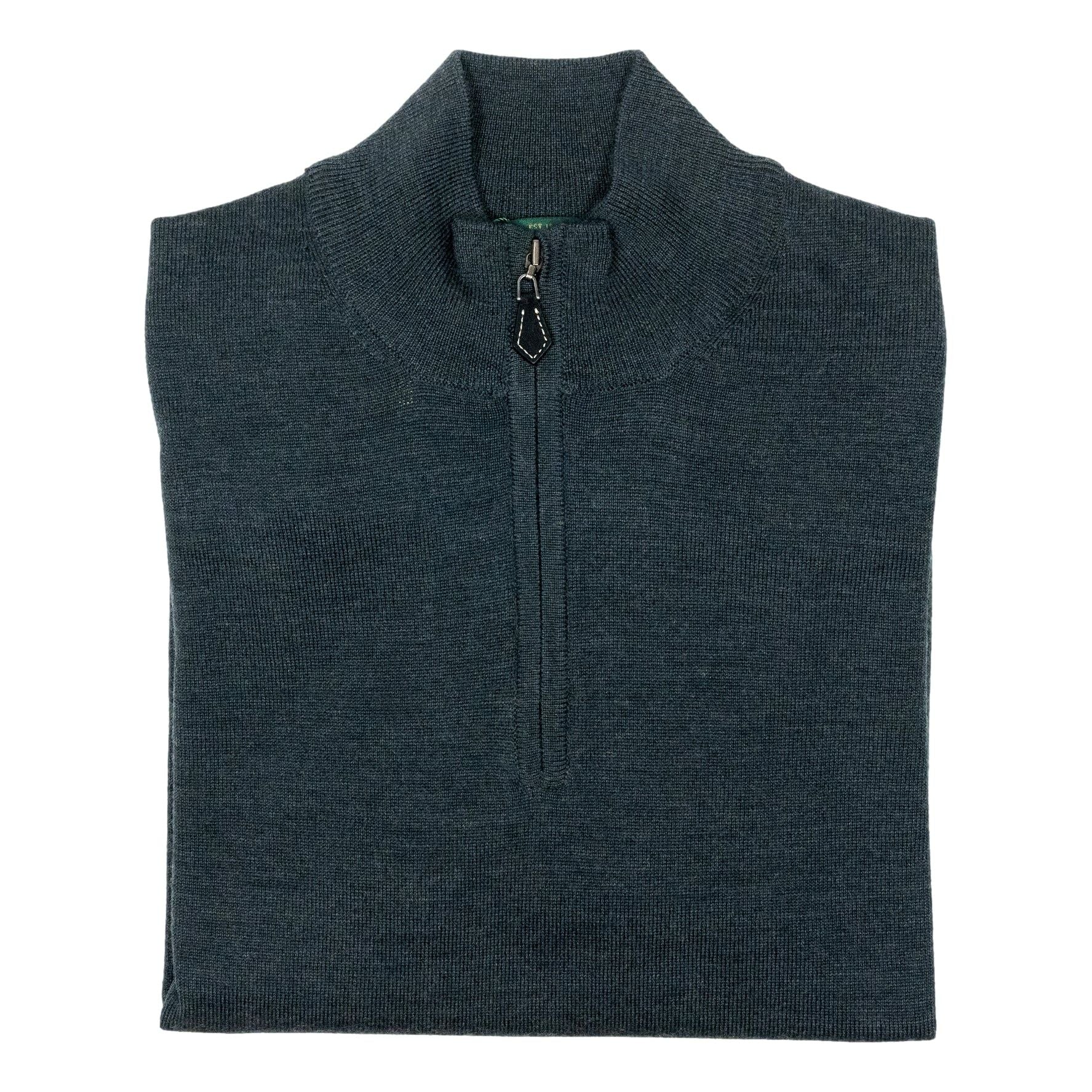 Barton Merino Wool Quarter Zip Sweater