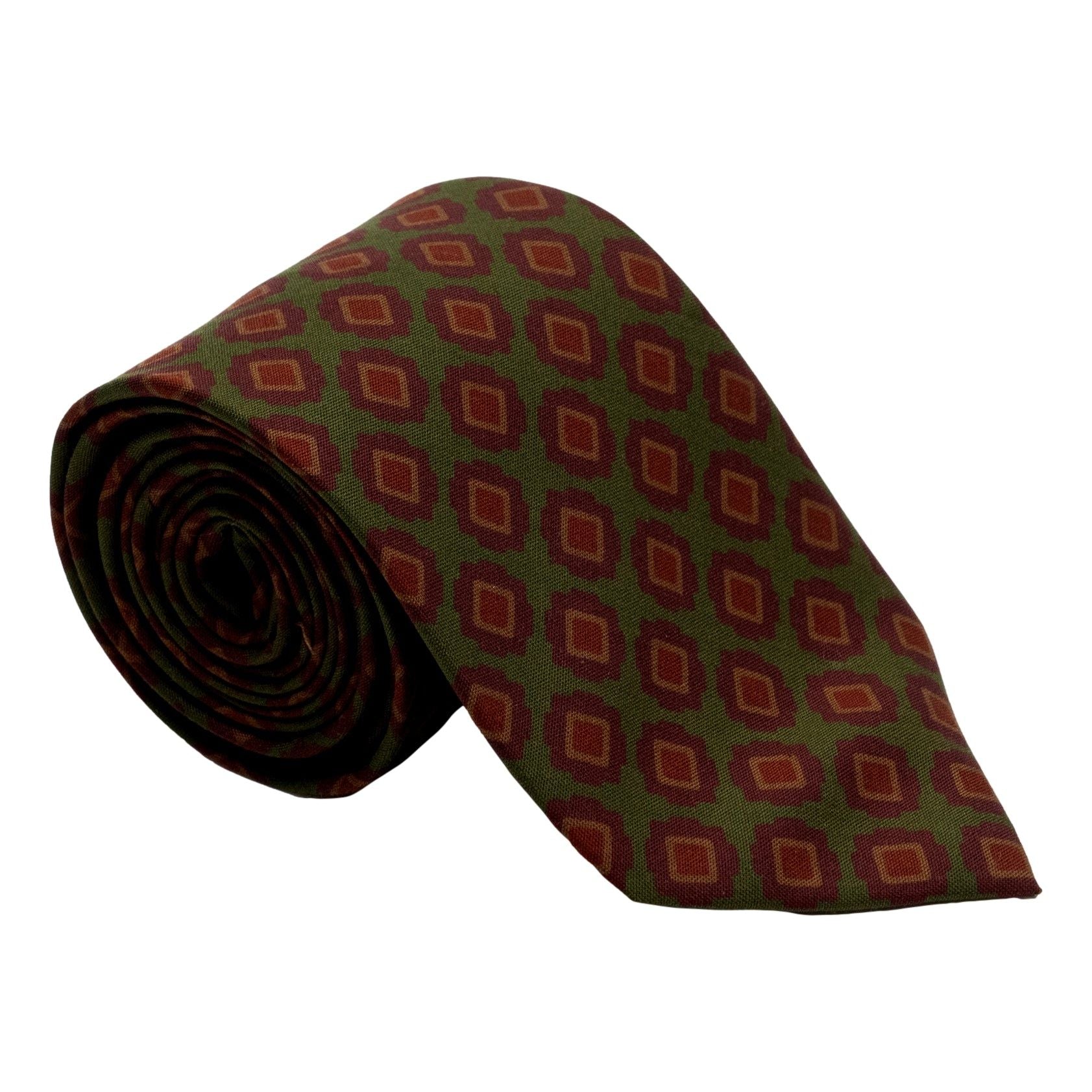 Florencia Shield Motif Silk Tie