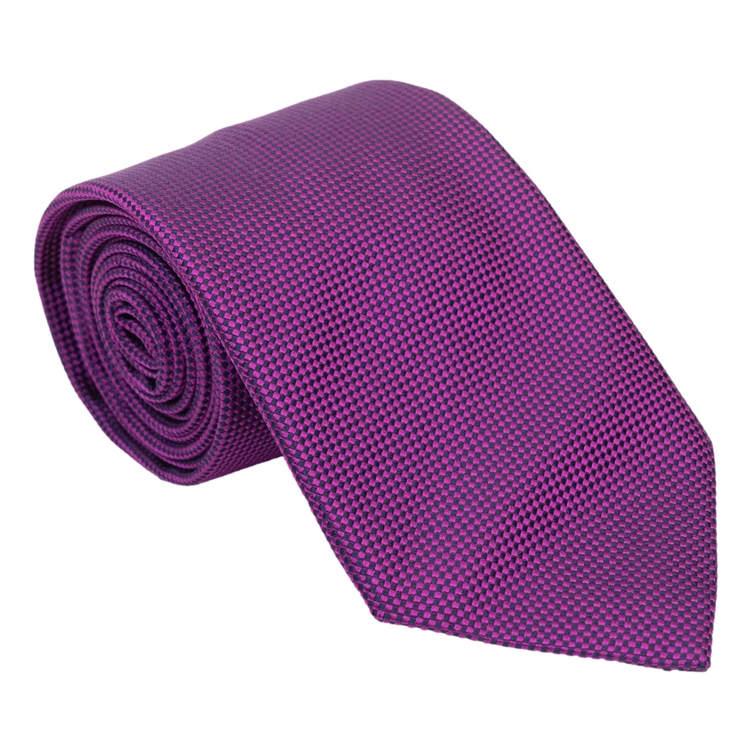 Basket Weave Iridescent Silk Tie