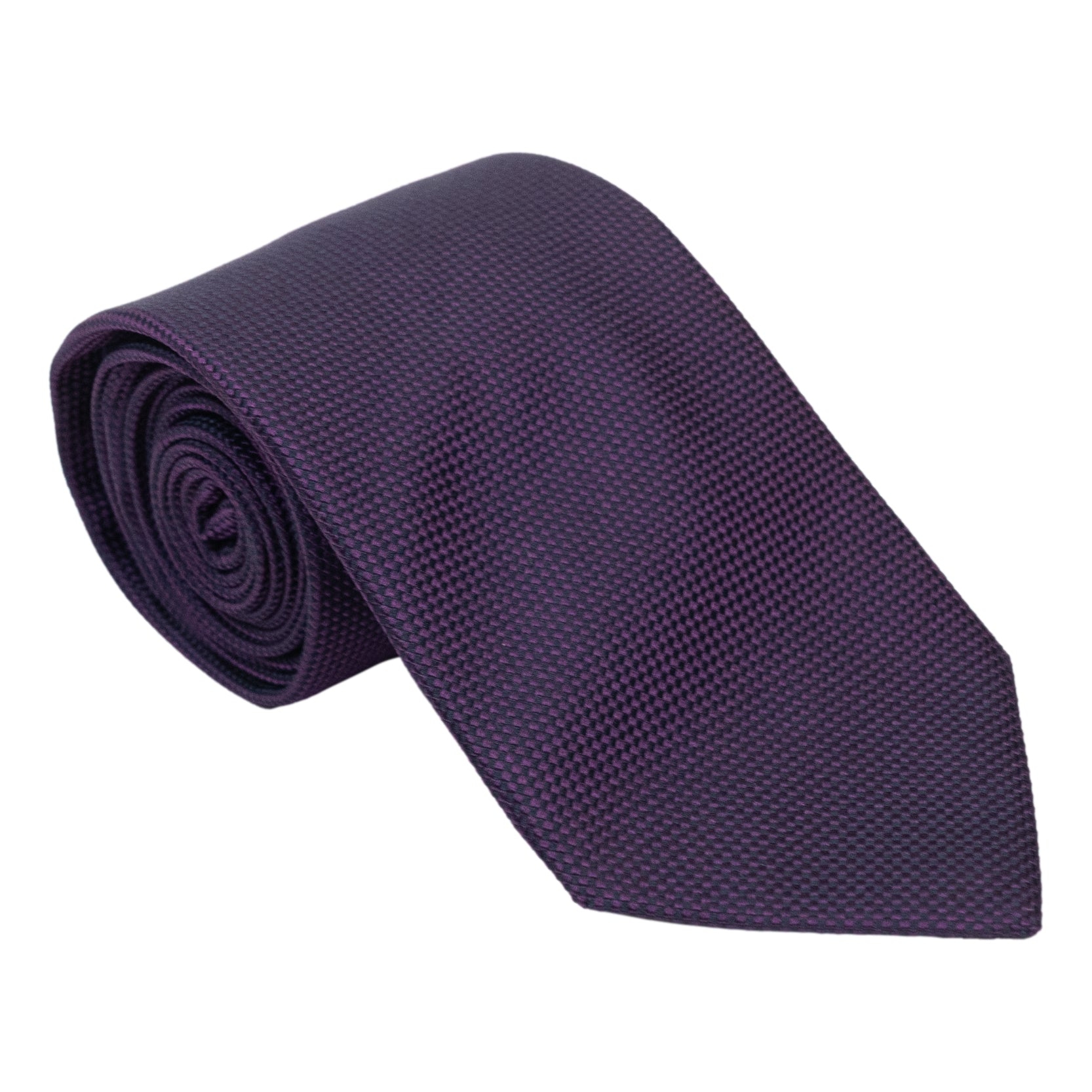 Basket Weave Iridescent Silk Tie