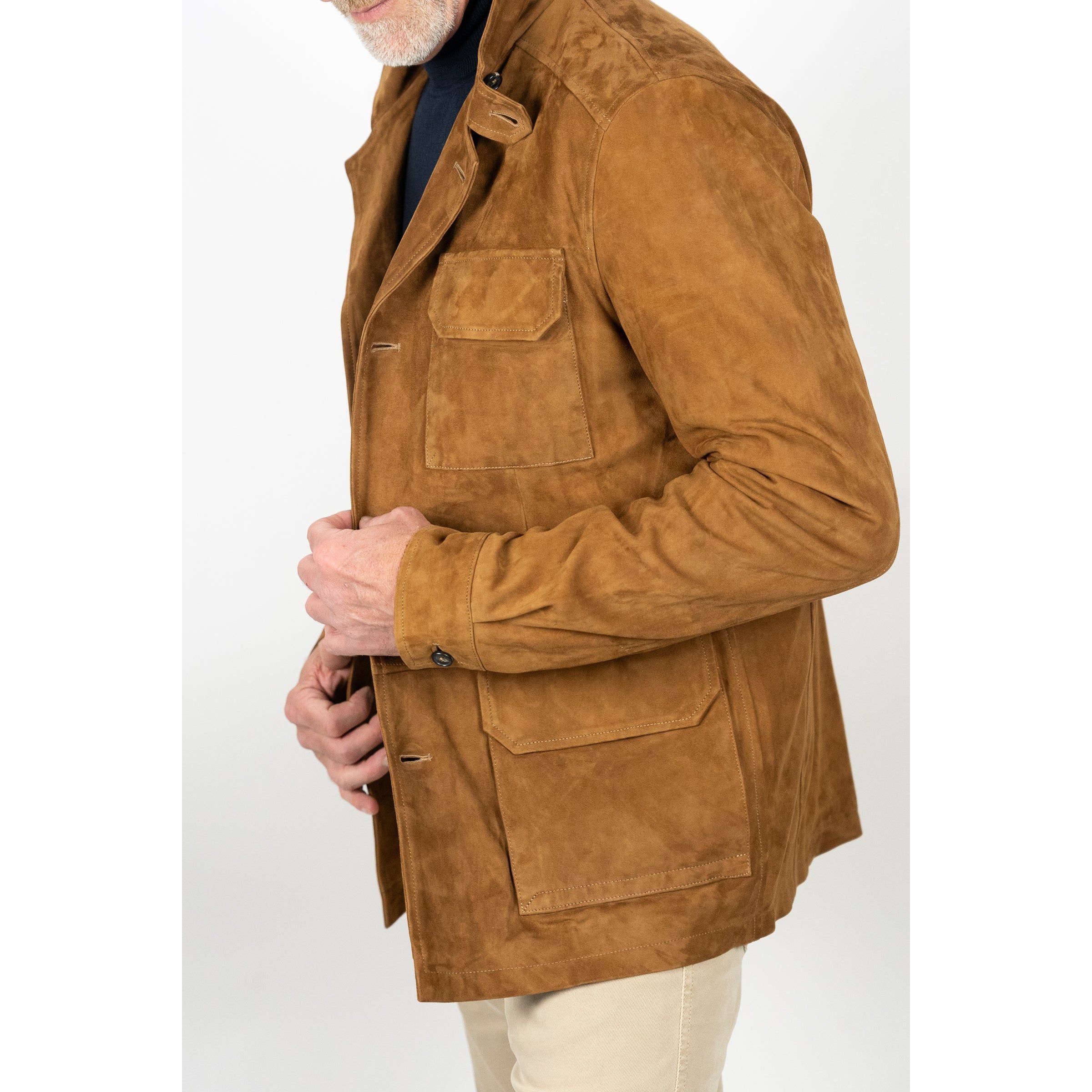 Chianti Suede Field Jacket