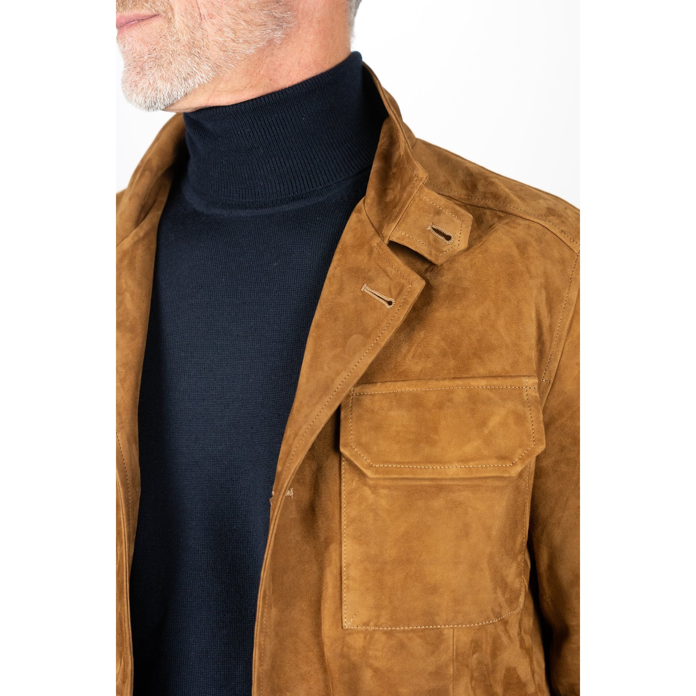 Chianti Suede Field Jacket