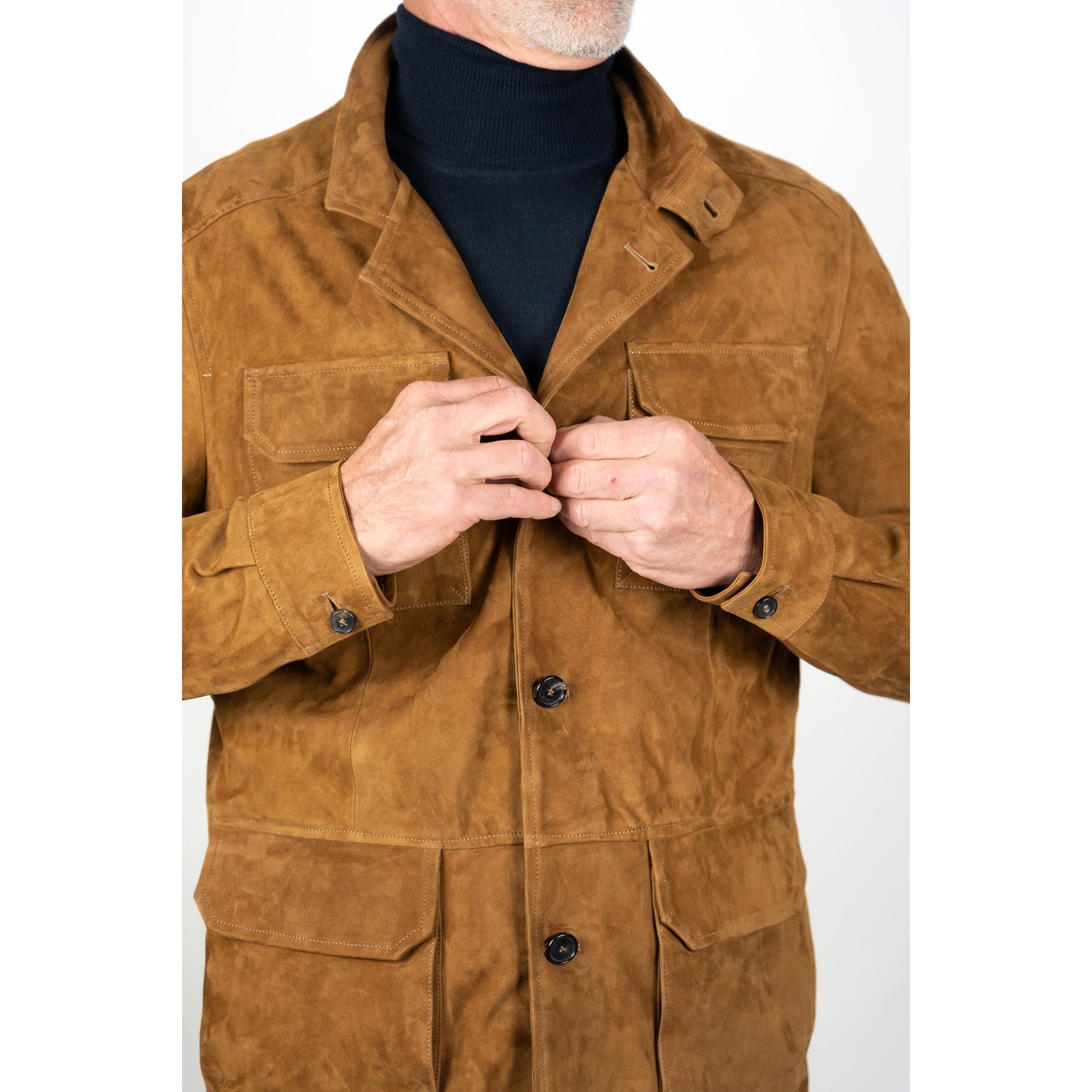 Chianti Suede Field Jacket