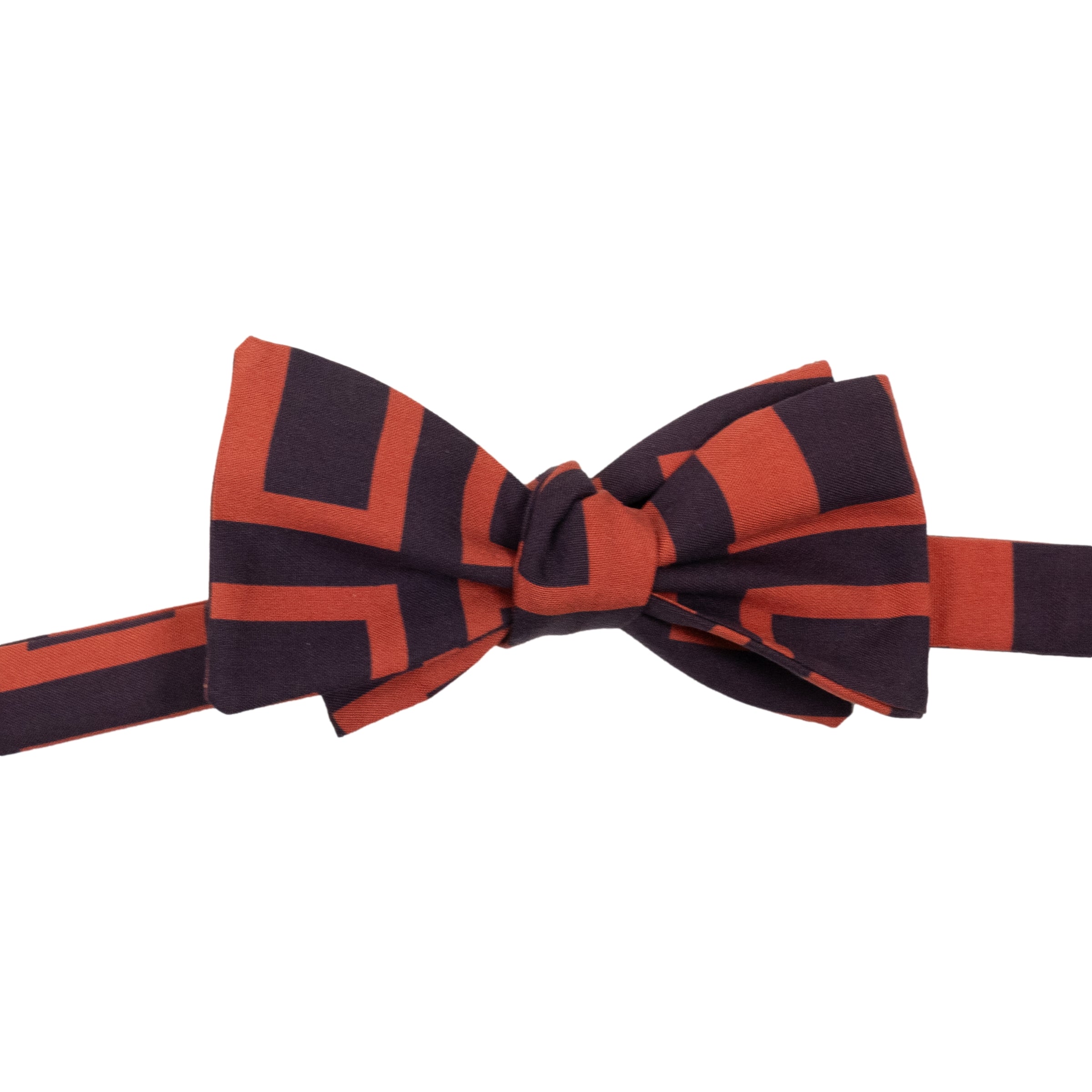 Bexley Motif Patterned Silk Bow Tie