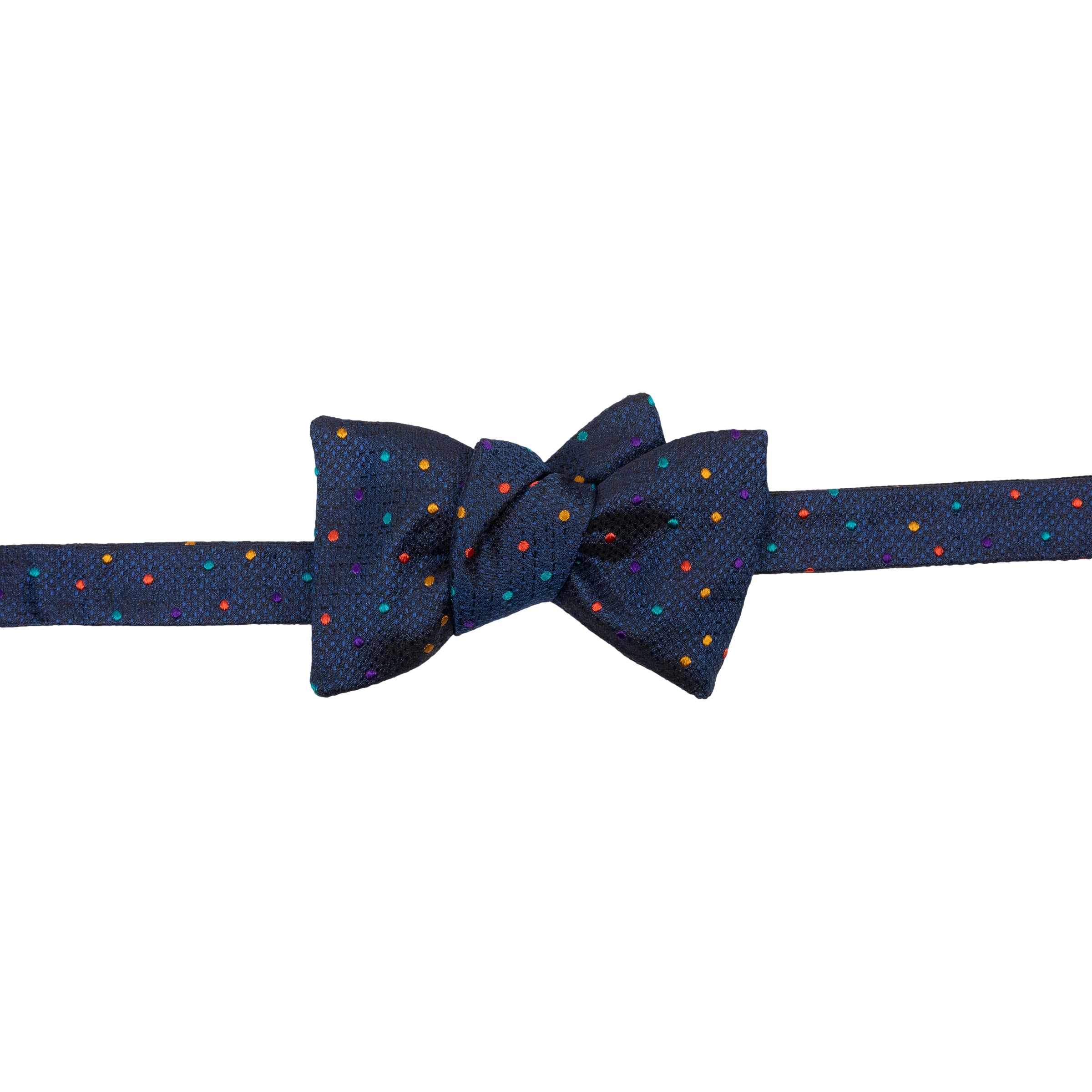 Multi Fun Dot Silk Bow Tie