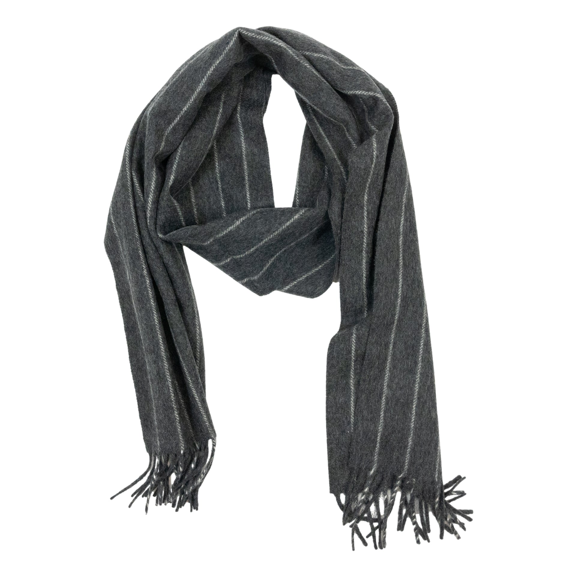 Stripe 100% Cashmere Scarf