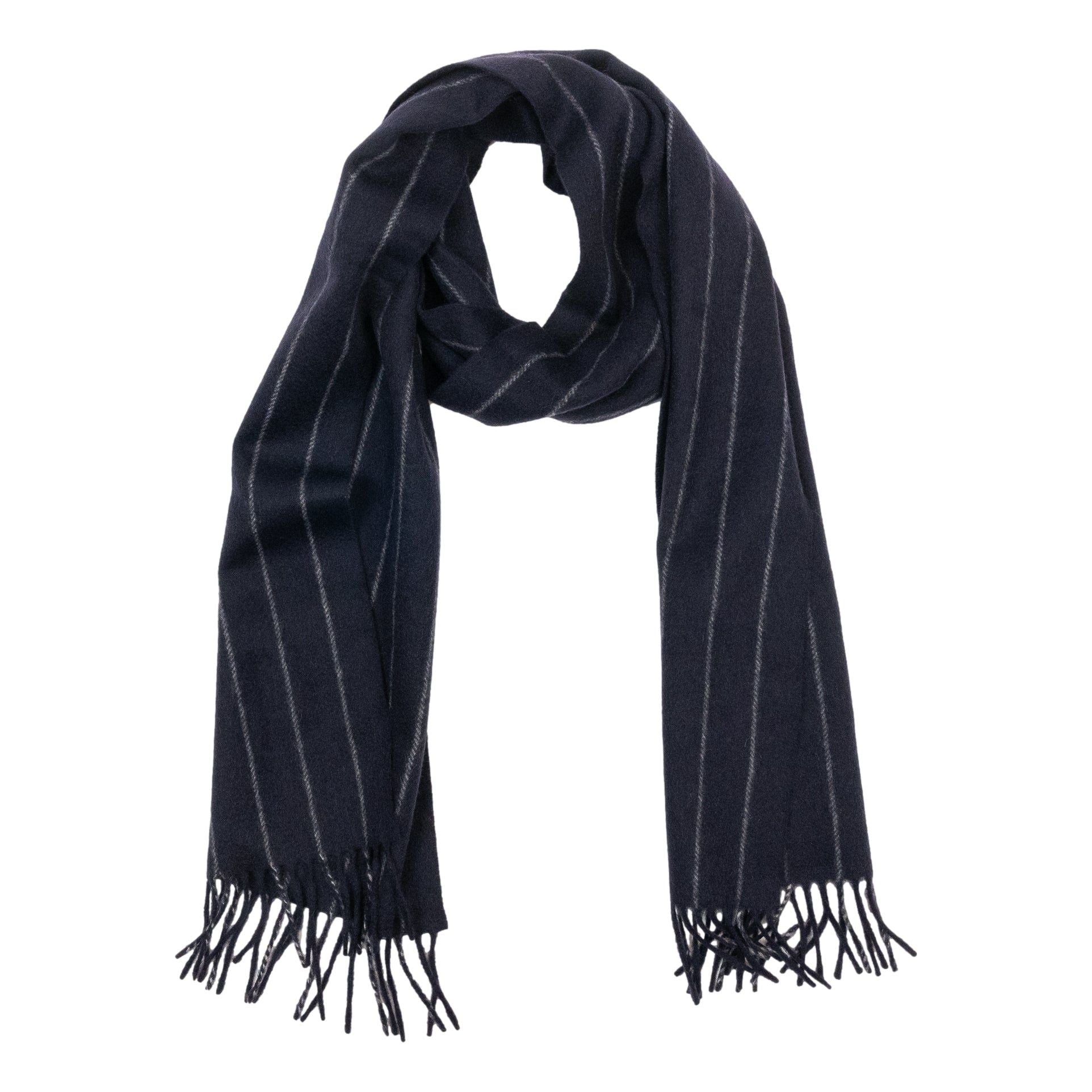 Stripe 100% Cashmere Scarf