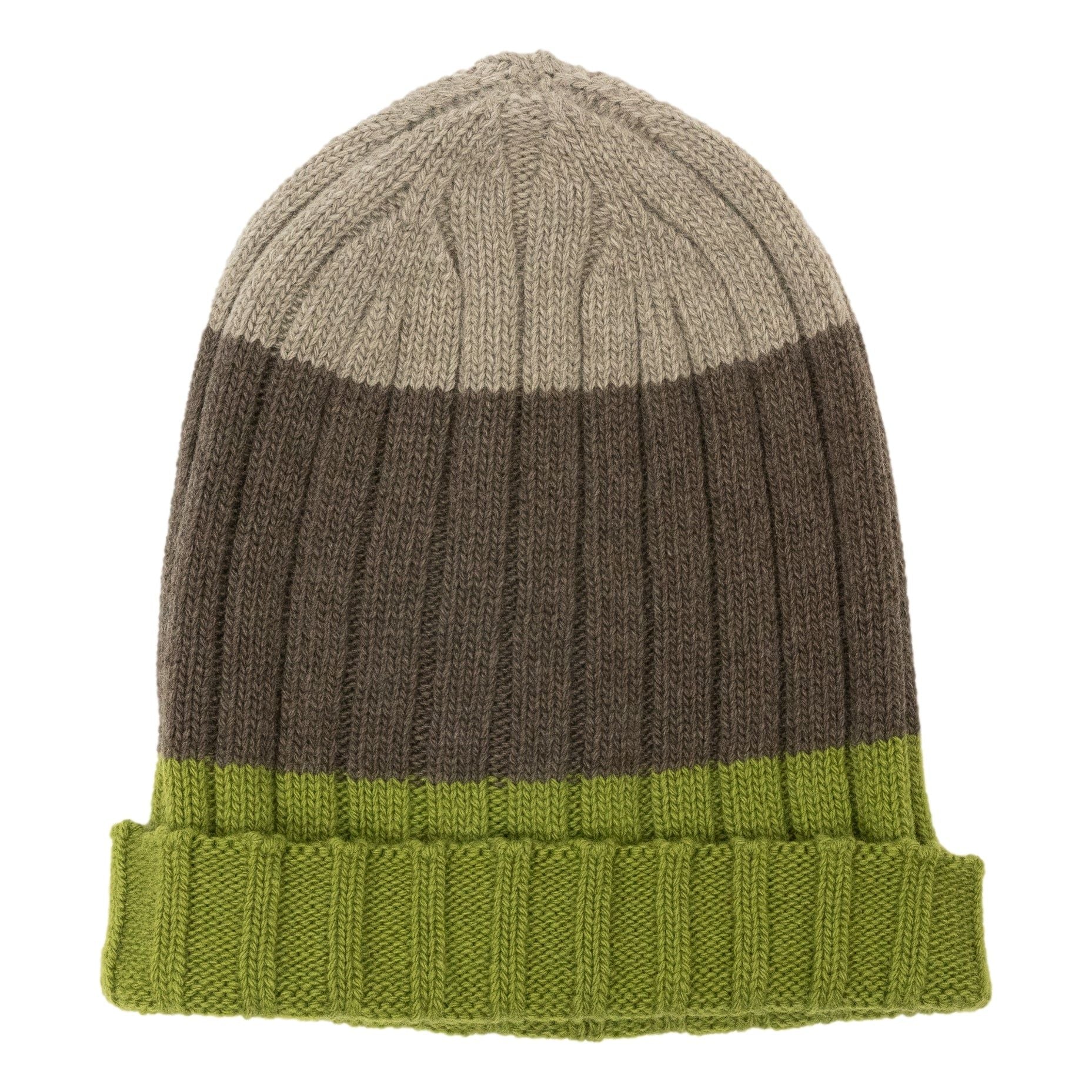 Italian Wool and Cashmere Knitted Beanie