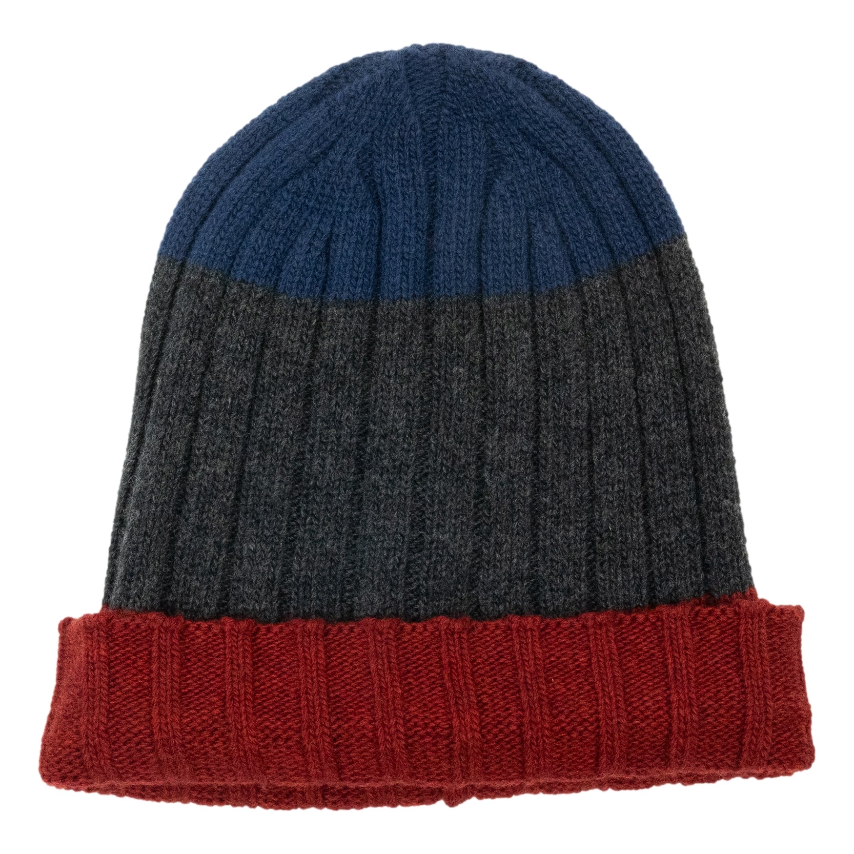 Italian Wool and Cashmere Knitted Beanie