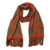 Yew Silk Fringe Harlow Scarf